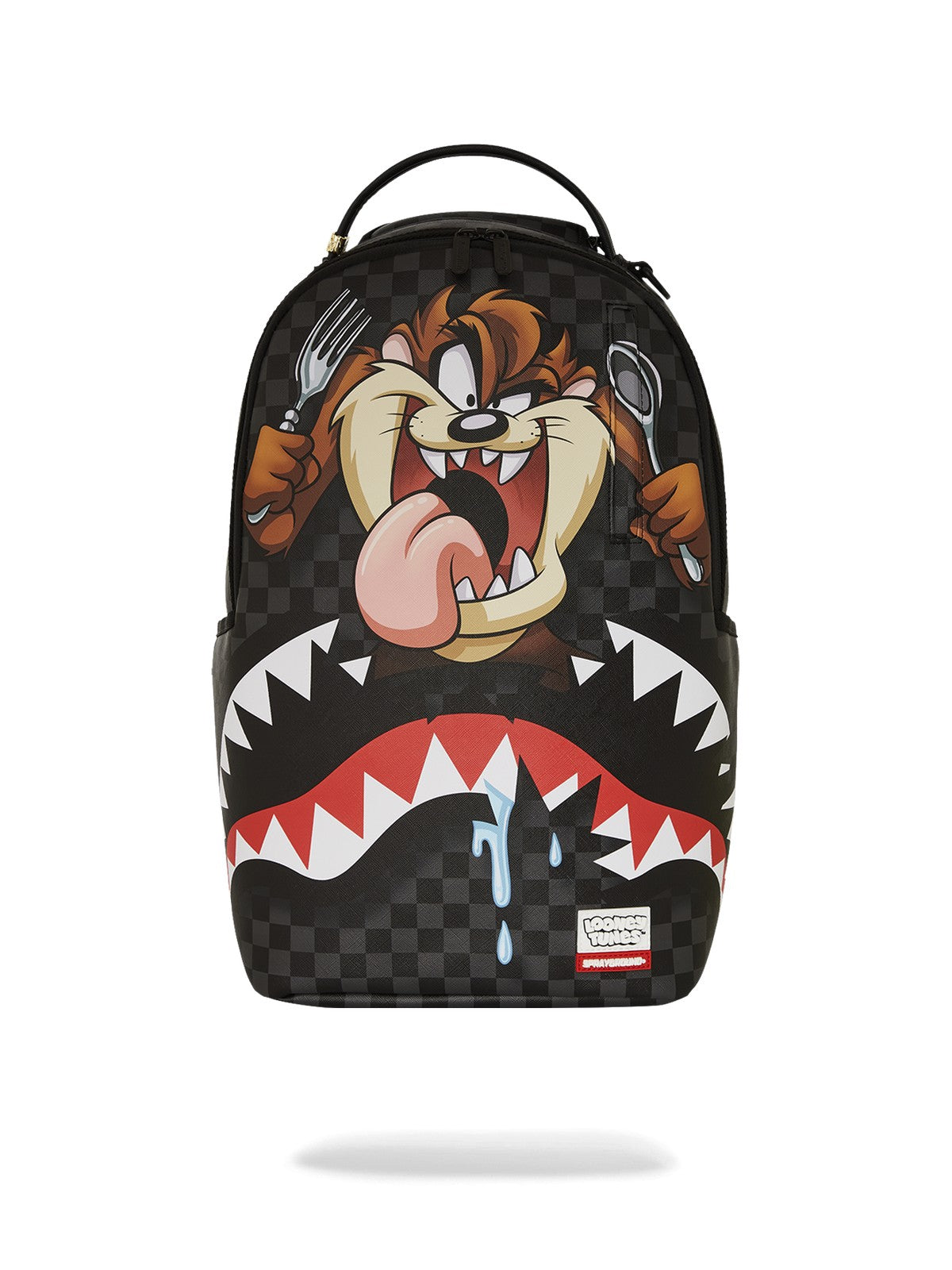 SPRAYGROUND Zaino Uomo TAZ SHARK BITE BAG BACKPACK 910B7785NSZ Nero gioboutiqueweb