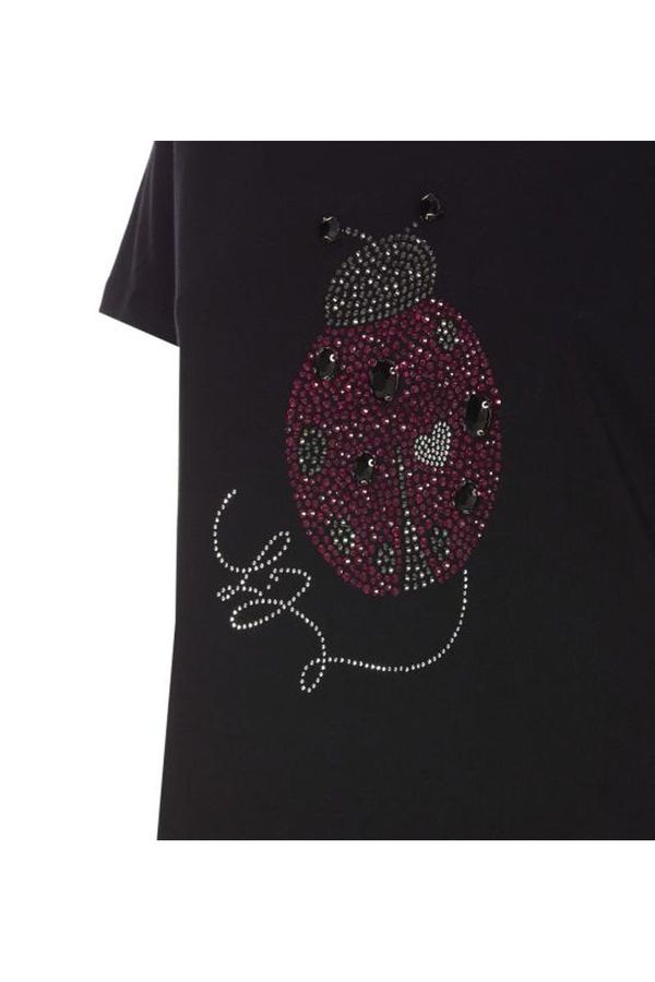 LIU JO WHITE T-Shirt e Polo Donna WF4102J5904 N9882 Nero gioboutiqueweb