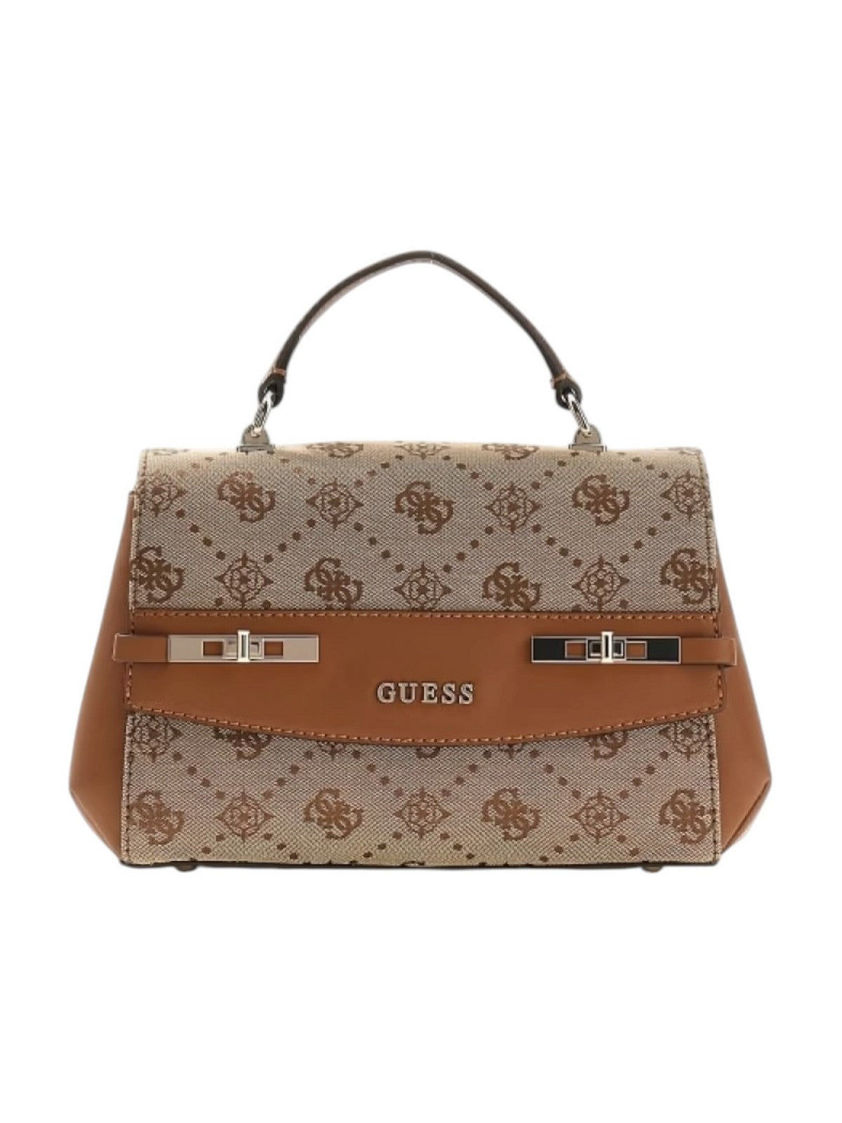 GUESS Borsa Donna MELINDA LOGO TOP HANDLE FLAP HWJP99 02200 LTL LATTE LOGO
