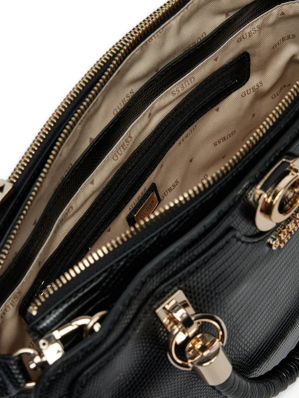 Guess Bag Women Orlina Society Satchel Hwkg95 31060 BL Black