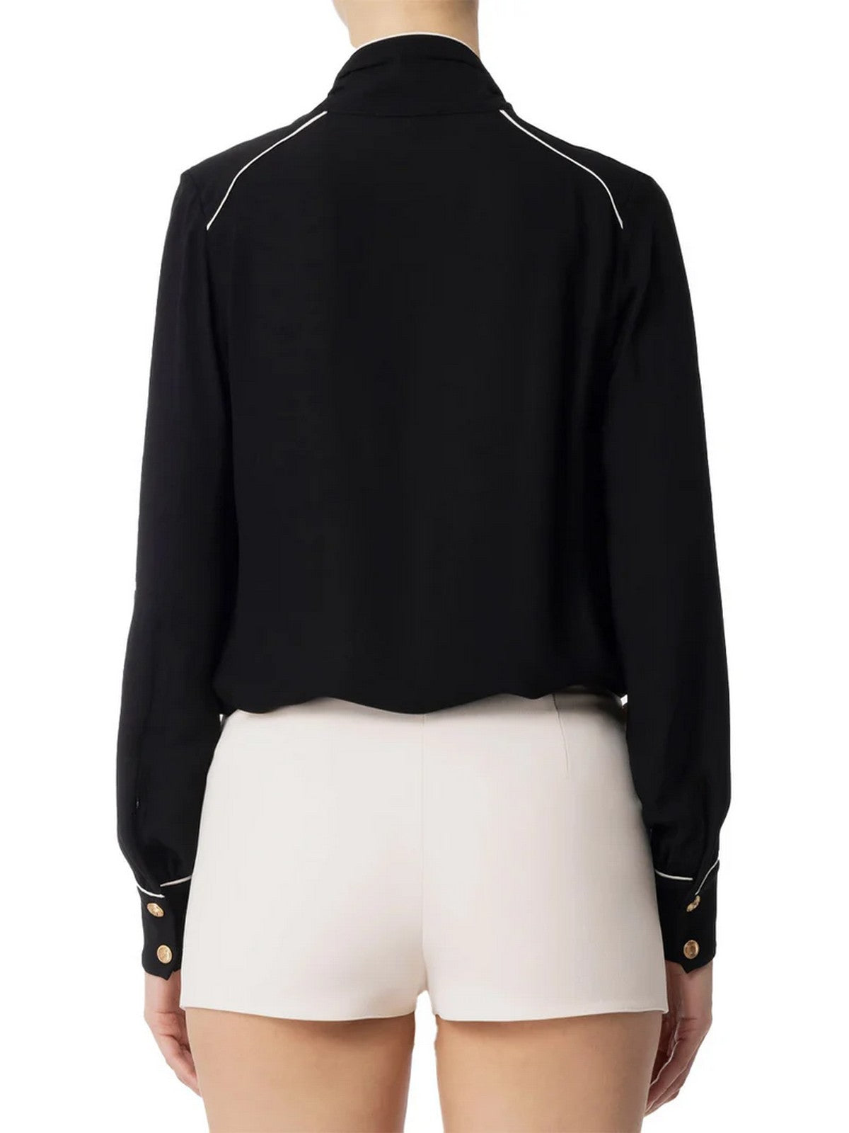 ELISABETTA FRANCHI Camicia Donna CA10451E2-685 Nero gioboutiqueweb