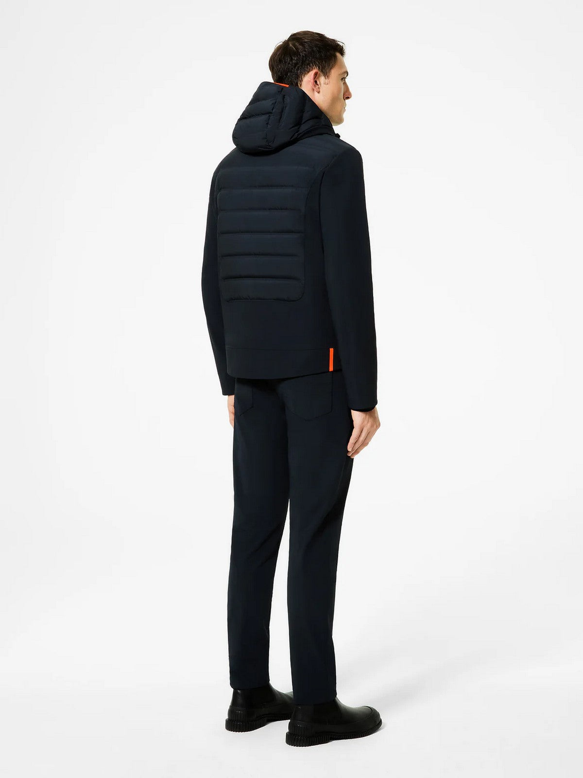 RRD Giubbino Uomo montecristo thermo hybrid hood zip jkt W25047 60 60 BLUE BLACK