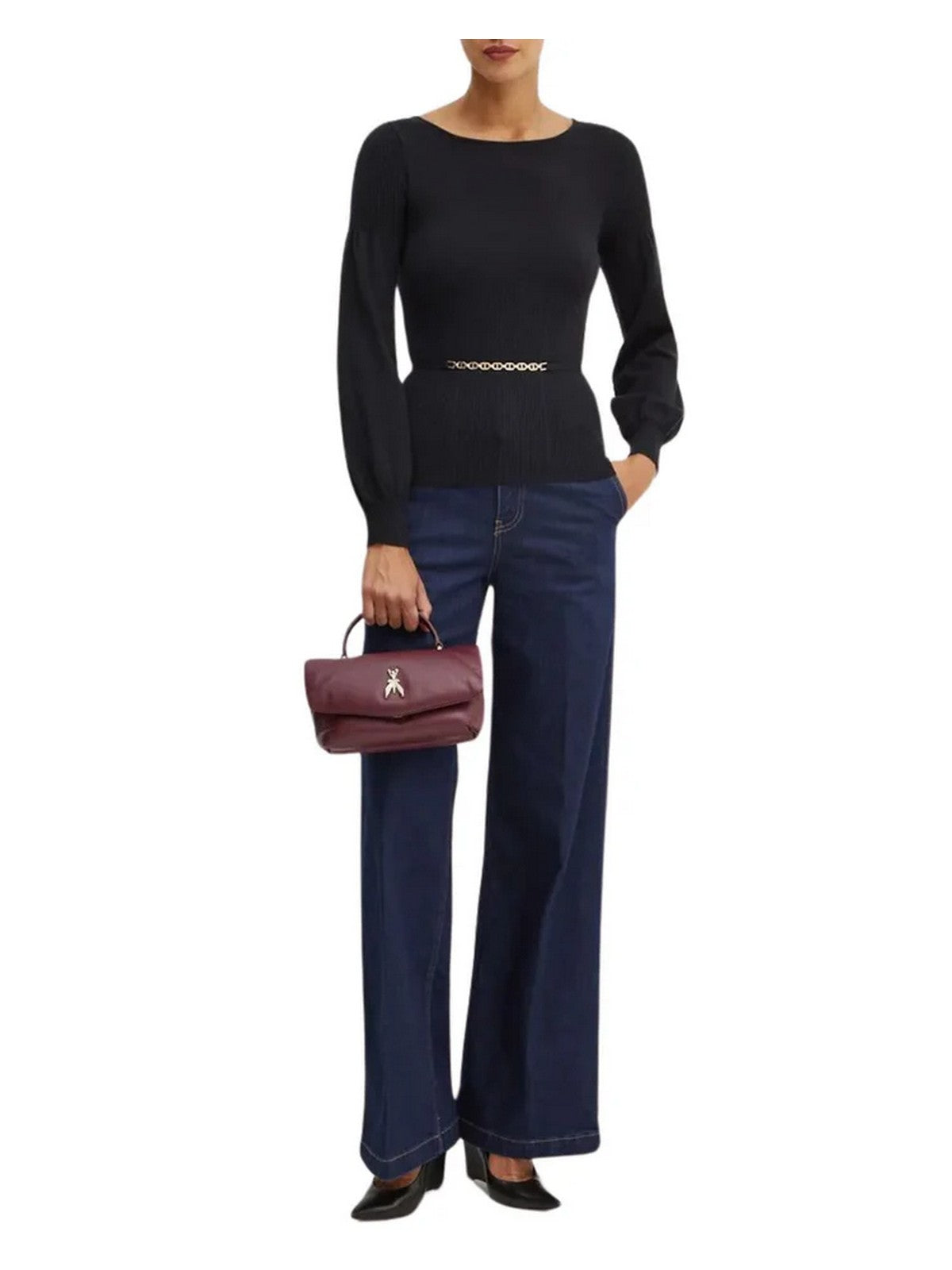 TWINSET Maglione Donna 242TP3590 00006 Nero gioboutiqueweb