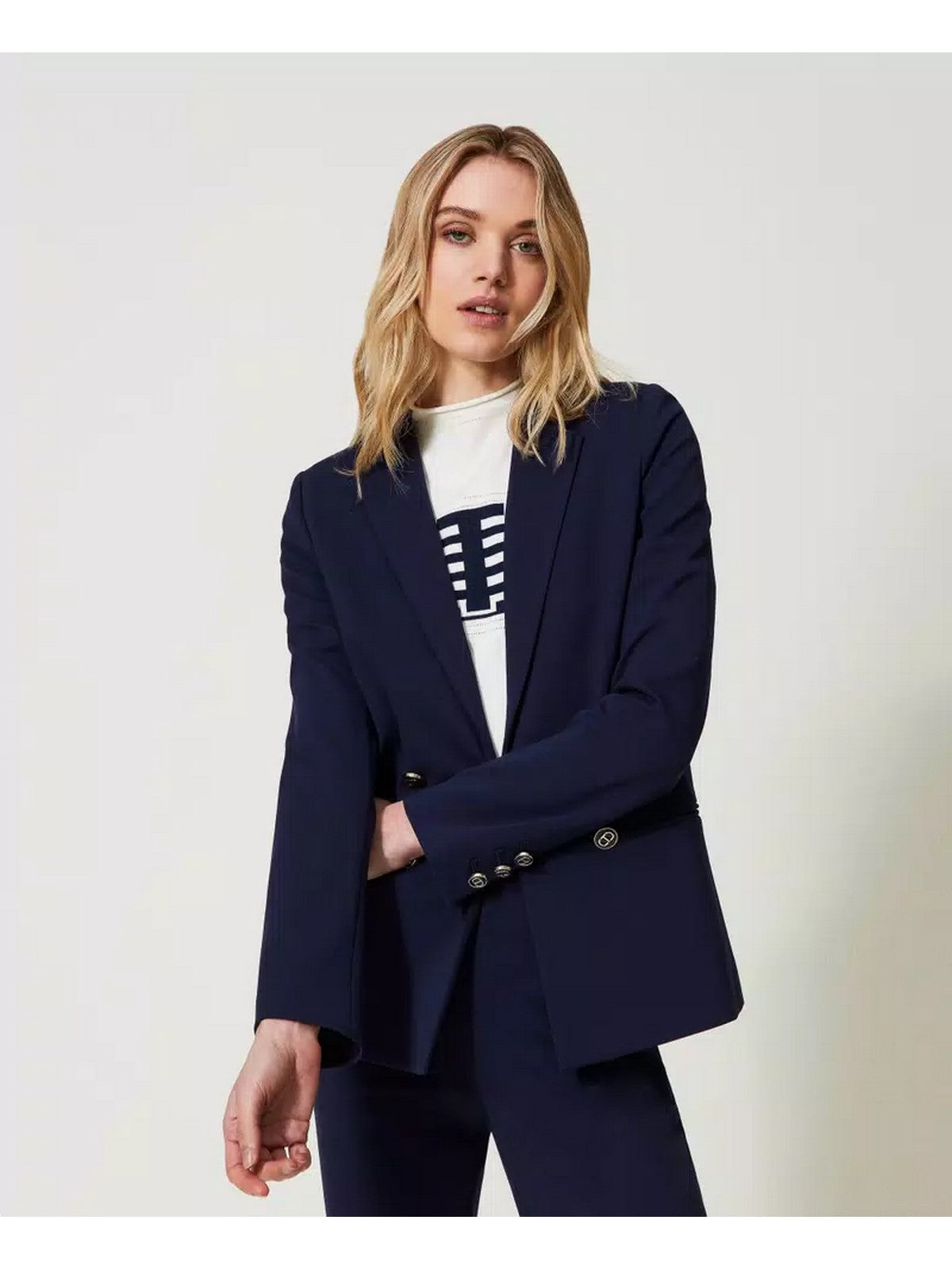 TWINSET Giacca Donna 241TP2270 00305 Blu gioboutiqueweb