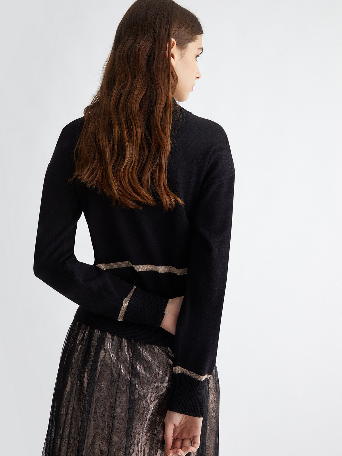 LIU JO SPORT Maglione dolcevita Donna TF4165MS75L A4268 Nero gioboutiqueweb