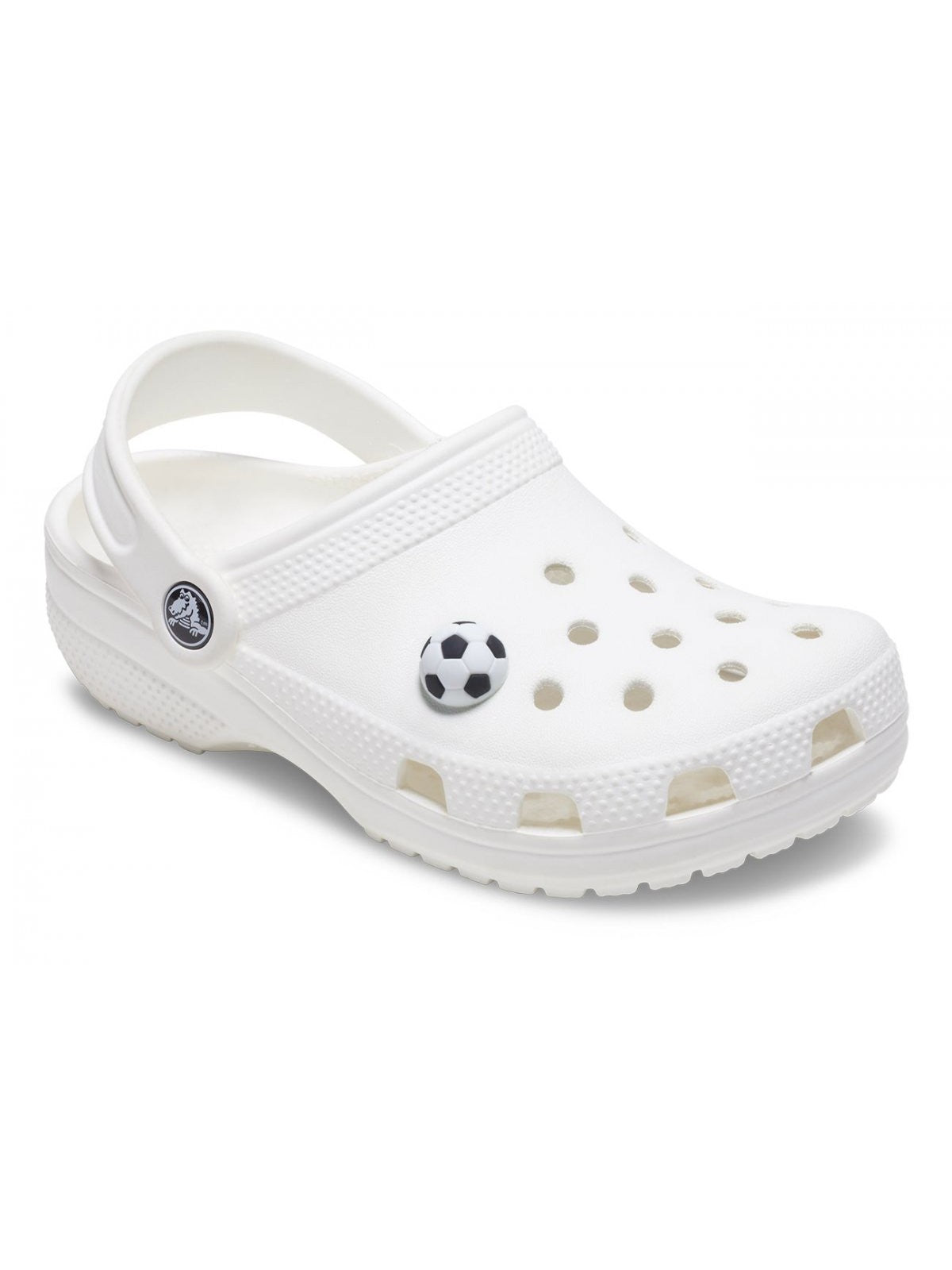 CROCS JIBBITZ Bambini e ragazzi TEXTURED SOCCER BALL CR.4875 JIB BIANCO gioboutiqueweb