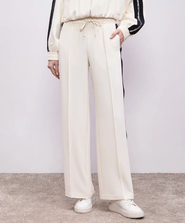 TWINSET Pantalone Donna 251TP2322 03711 BIC.NEVE/NERO