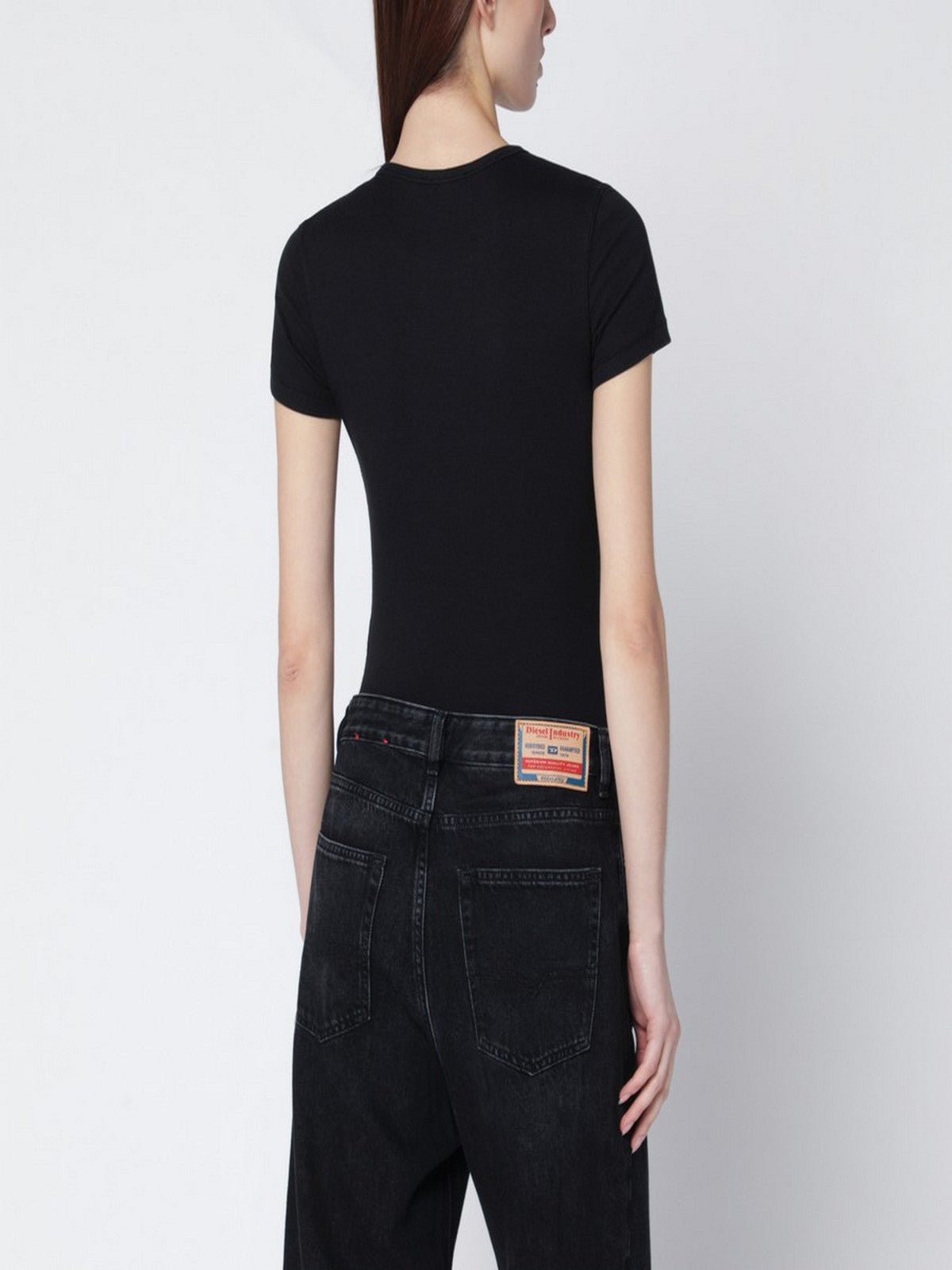 DIESEL T-shirt Donna T-ELE-LONG-OD TOP A19910 0JMBA 900 001 - BLACK