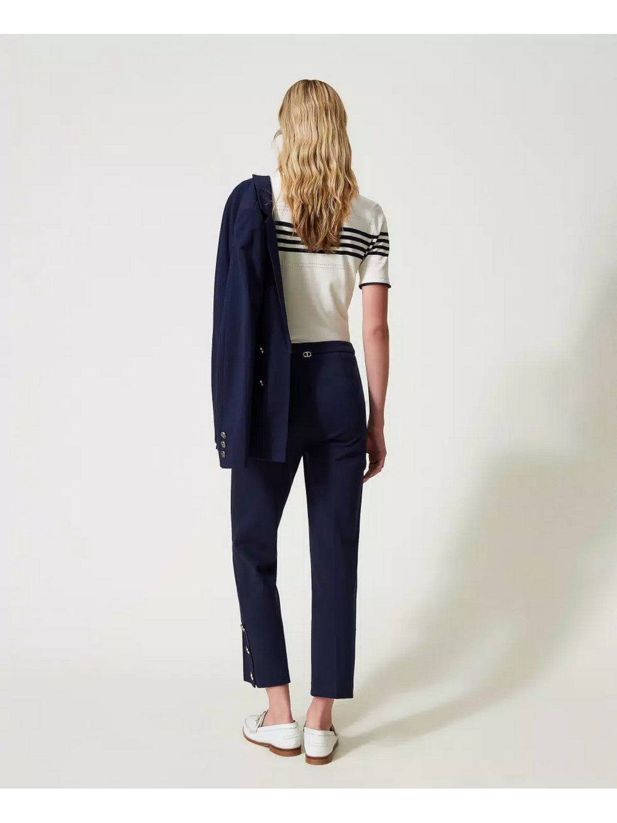 Twinset Pantalone femme 241TP2273 00305 Bleu