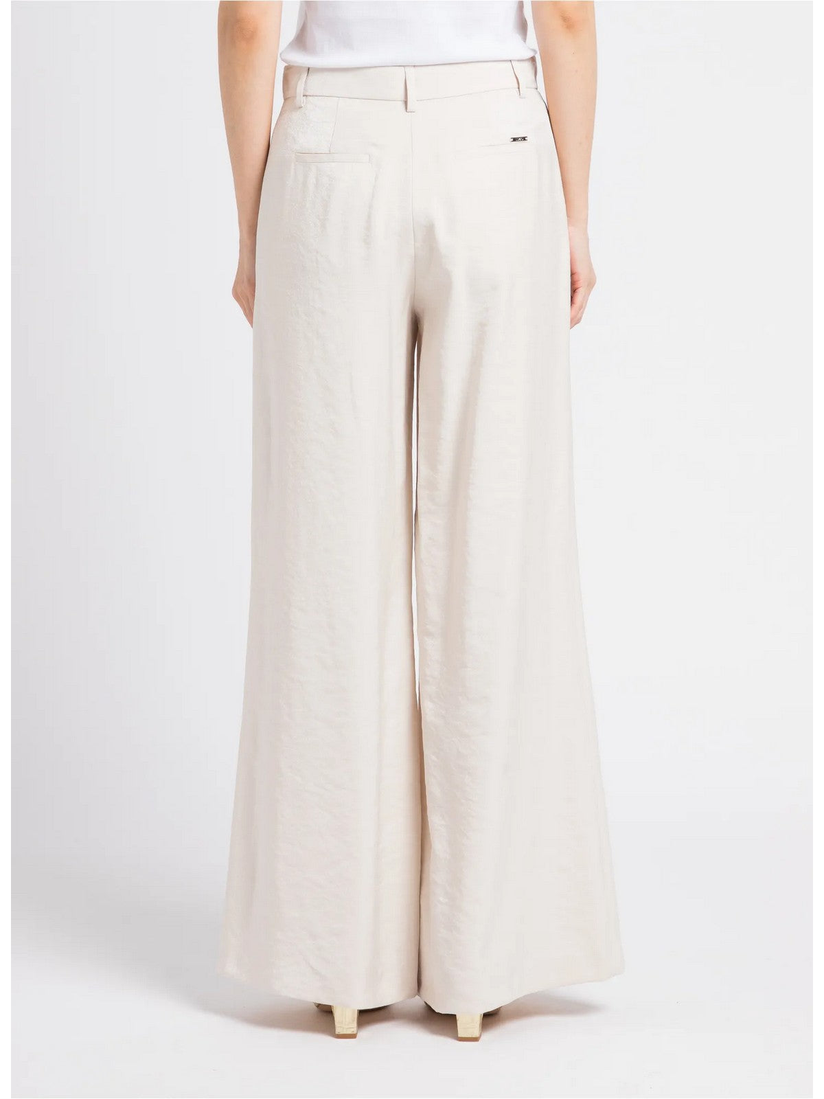 Liu Jo White femme Pantalone M4354T3406 20304 Beige