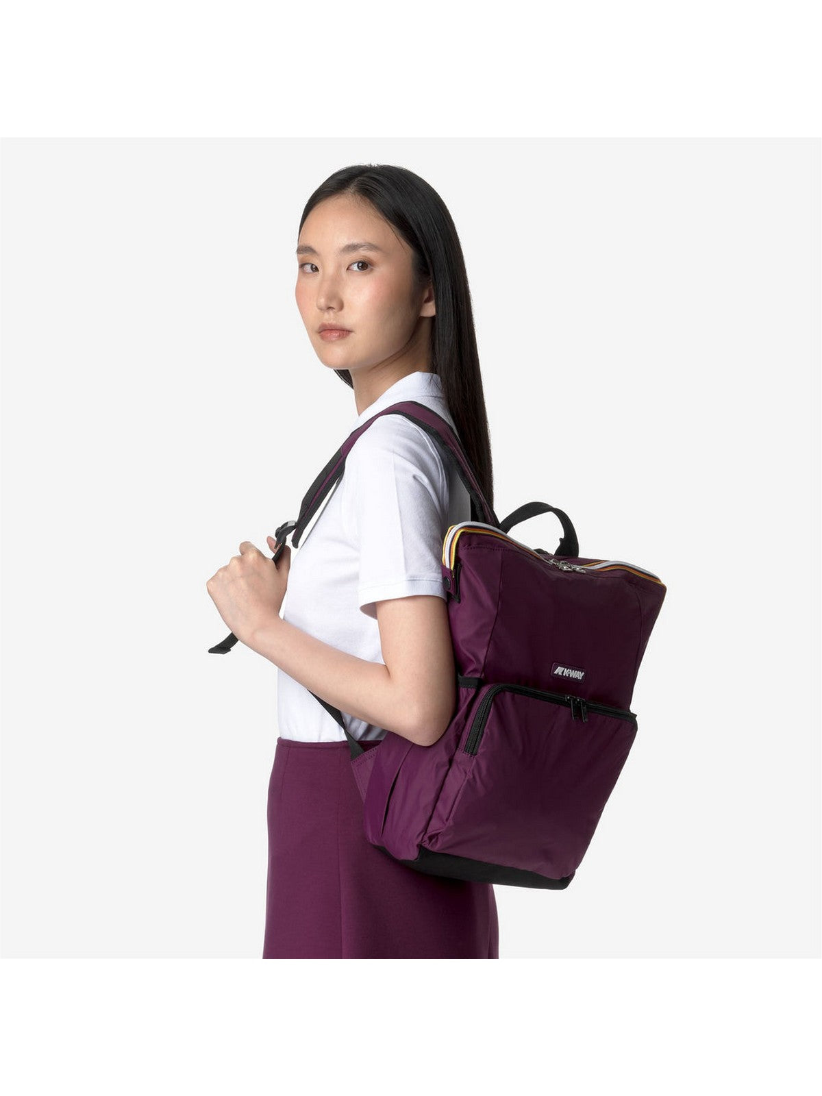 K-WAY Zaino Unisex adulto Maizy K7118HW XB4 Viola gioboutiqueweb
