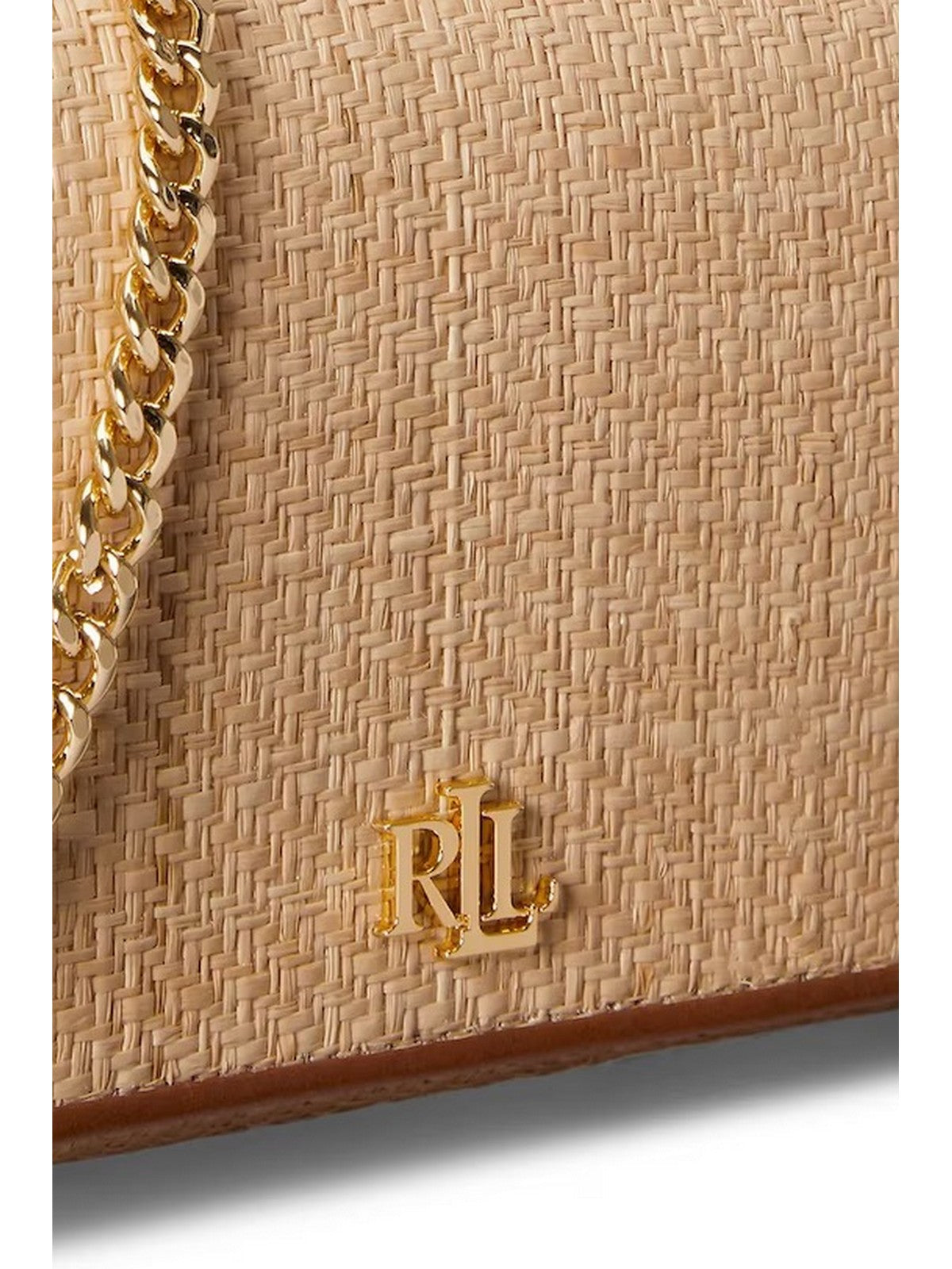 LAUREN RALPH LAUREN Portafoglio Donna ADAIR II-WALLET ON A CHAIN-LARGE 432P10517 001 NATURAL/LAUREN TAN