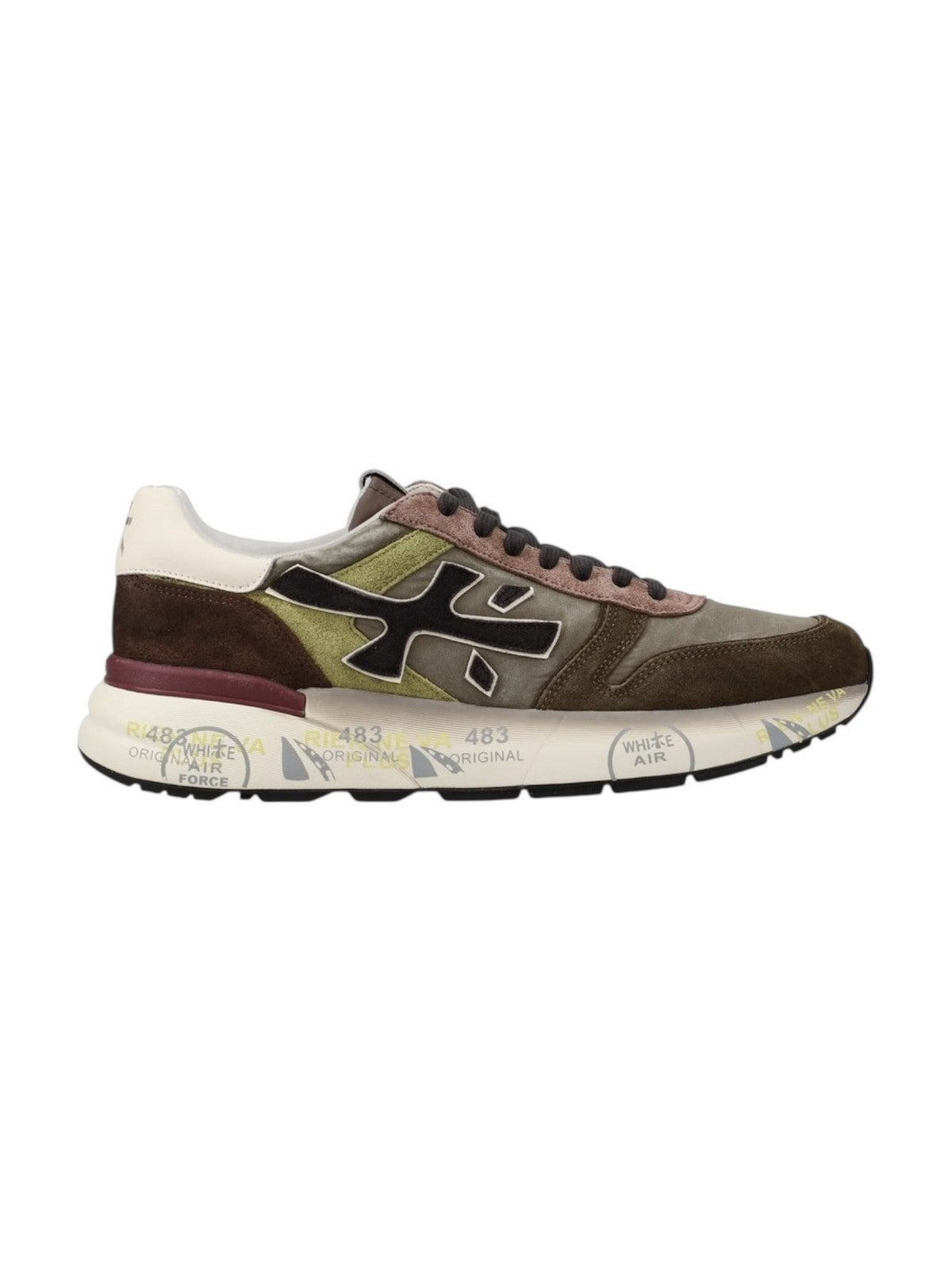 PREMIATA Sneaker Uomo MICK VAR 7717 MILITARY GREEN/BROWN