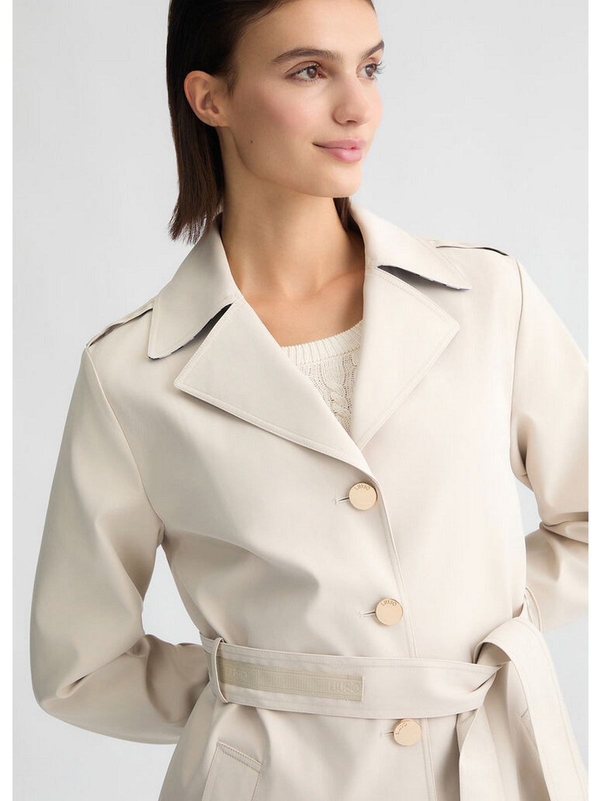 LIU JO WHITE Trench Donna WA5242T3929 M9638 Bianco gioboutiqueweb