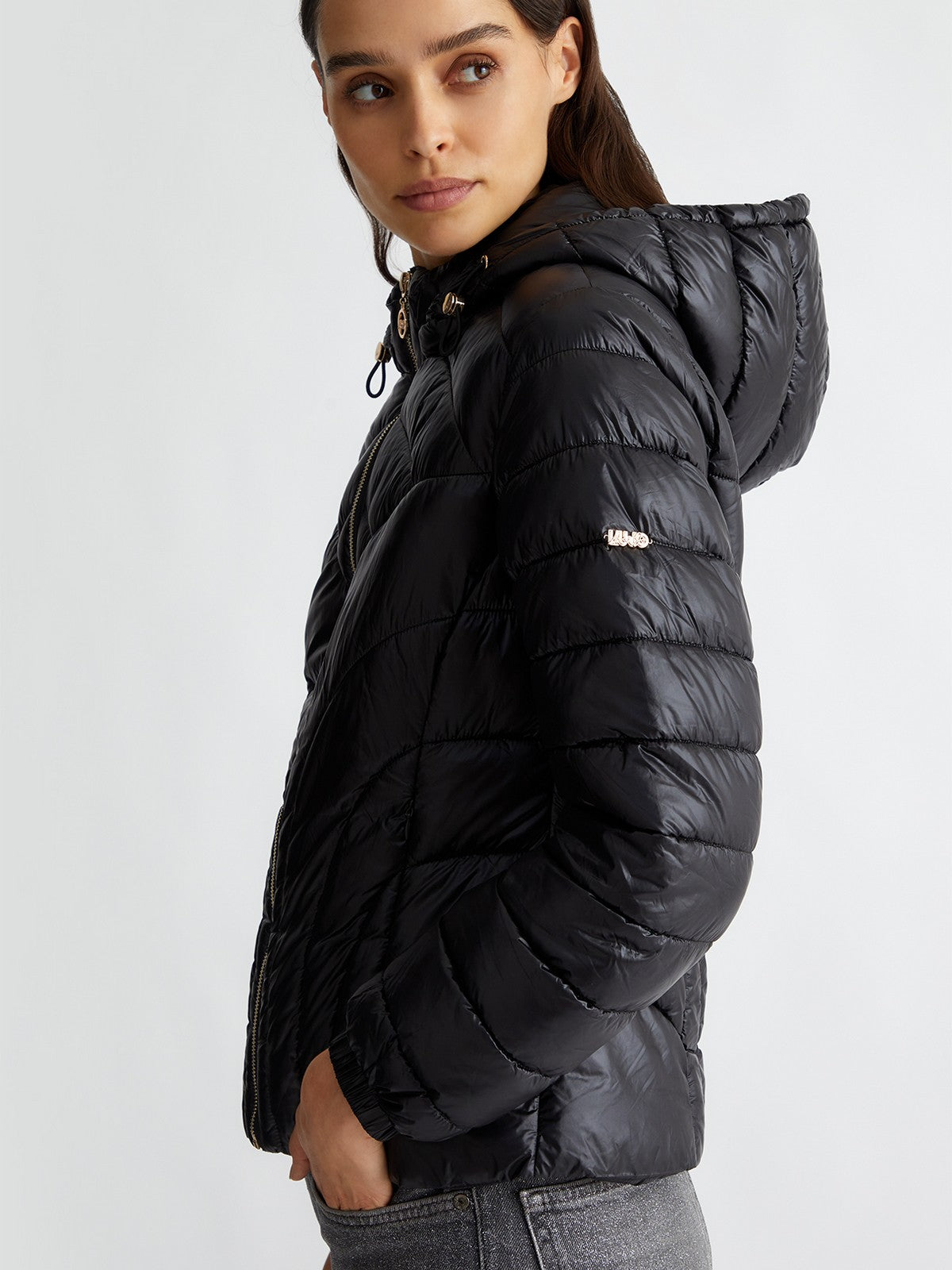 LIU JO SPORT Piumino Donna TF4123TS073 22222 Nero gioboutiqueweb