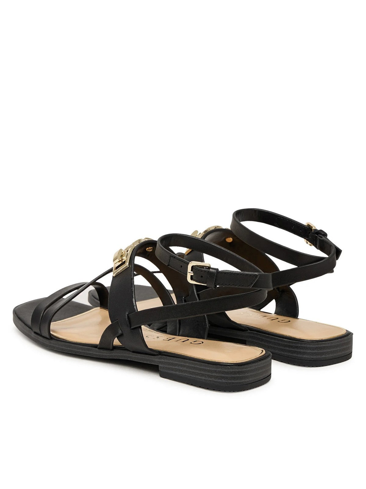 GUESS Sandalo Donna RULA FLJRUL LEA03 BLACK BLACK