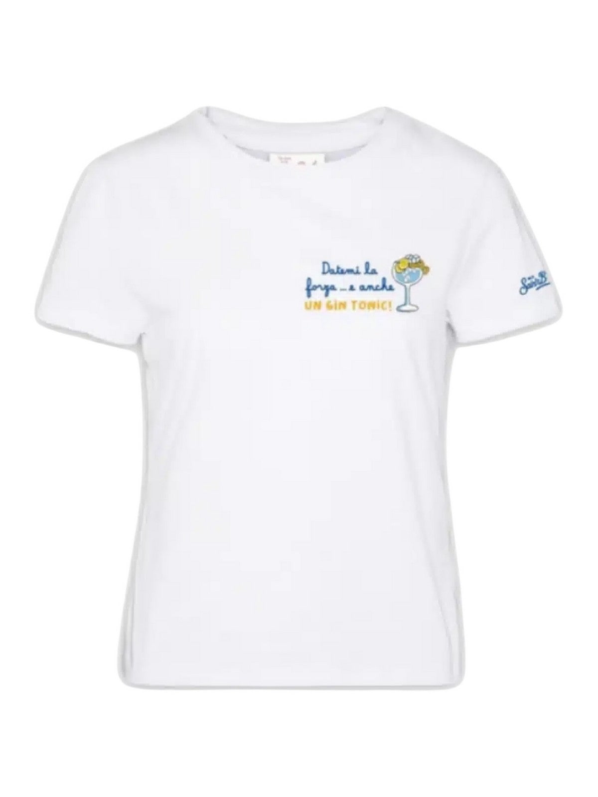 MC2 SAINT BARTH T-shirt Donna EMILIE 06008H FORZA E GIN TONIC 01N EMB gioboutiqueweb