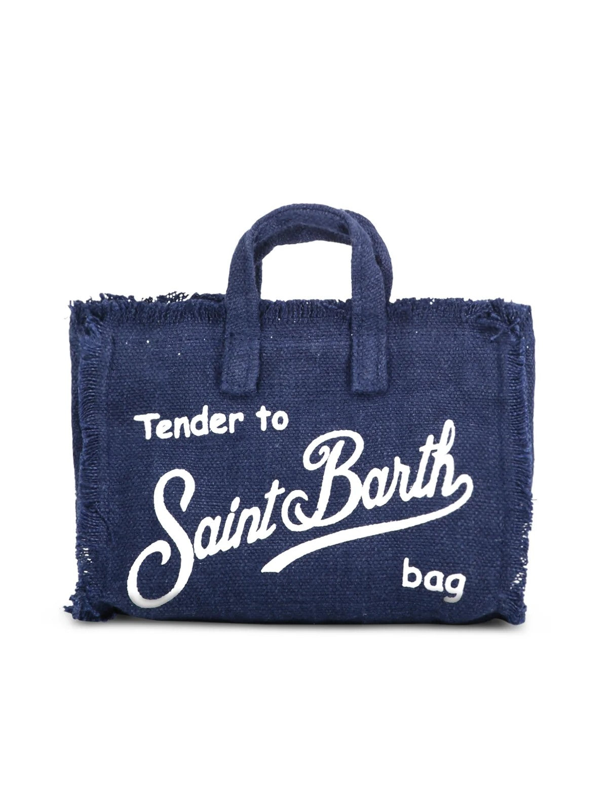 MC2 SAINT BARTH Pochette Donna PHONE BAG LINEN 01897H LINEN 61 BLUE NAVY
