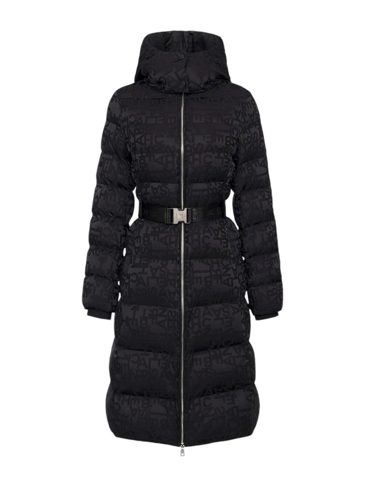 ELISABETTA FRANCHI Piumino Donna PI71D46E2 110 Nero gioboutiqueweb