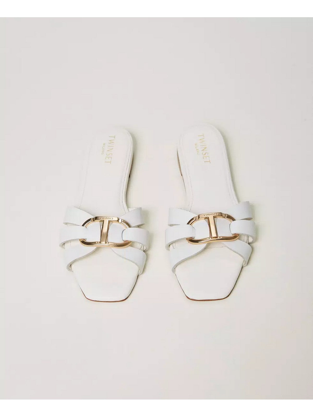 Twinset Ciabatta Donna 241TCT120 00001 WHITE