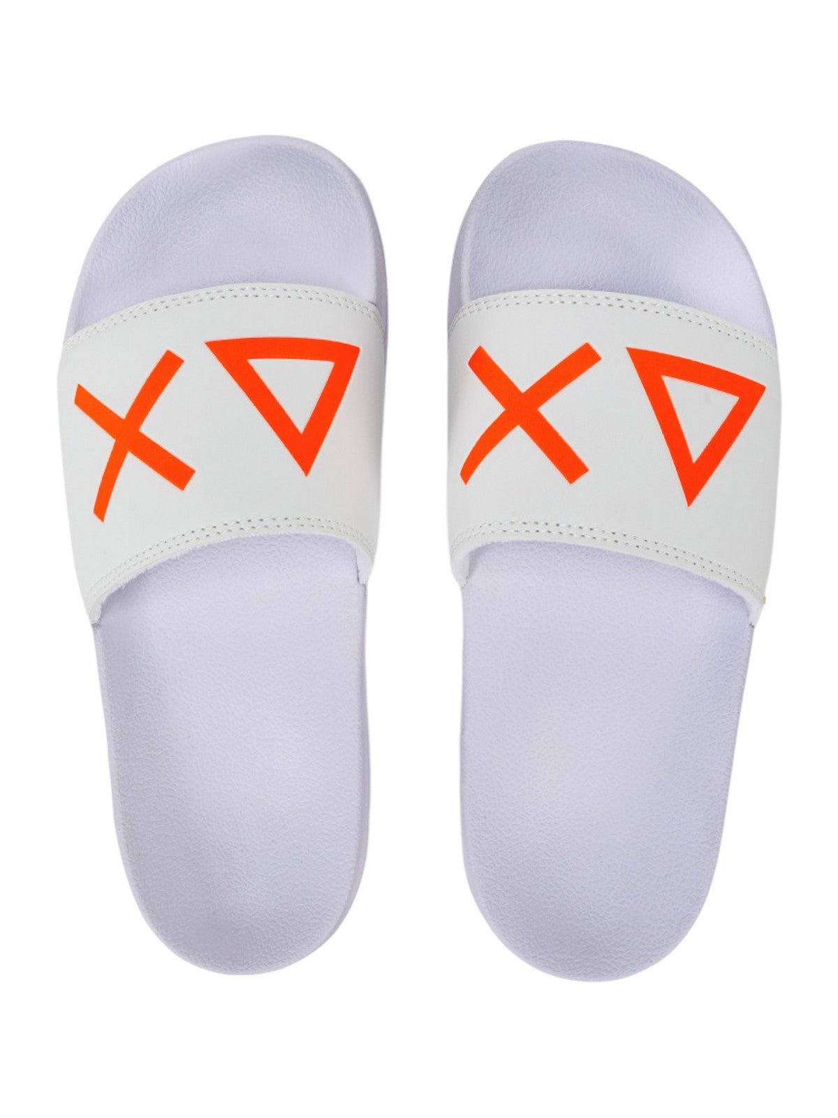 SUN68 Ciabatta Donna Slippers Logo X34203 01 Bianco gioboutiqueweb