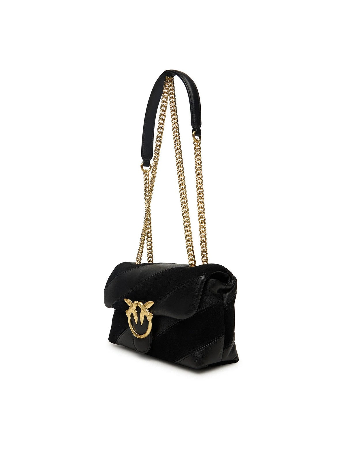 PINKO Borsa Donna LOVE PUFF MINI CL 100039-A2JY Z99V NERO LIMOUSINE - MATT GOLD