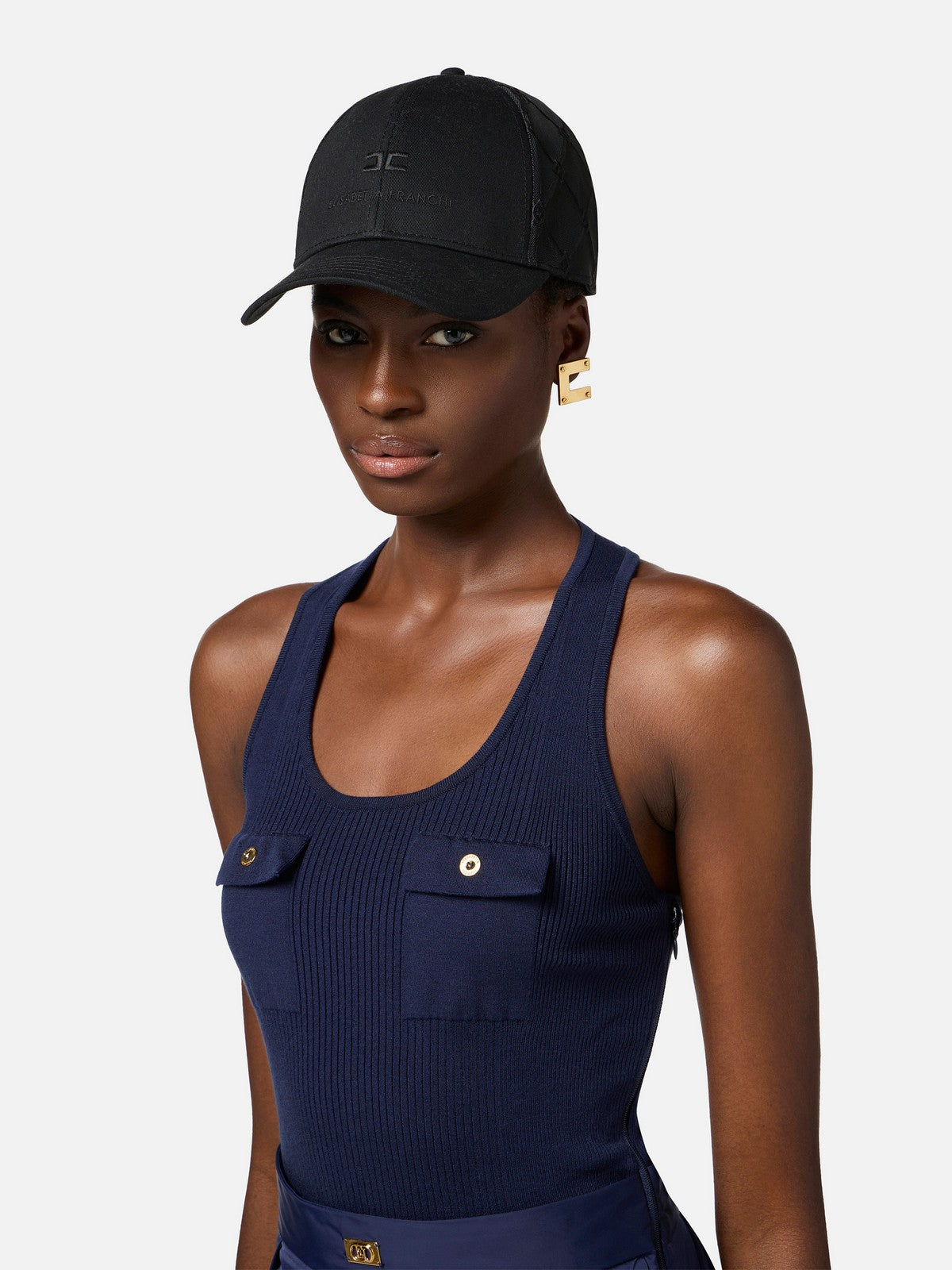 ELISABETTA FRANCHI Cappello Donna CL12F52E2-110 Nero gioboutiqueweb