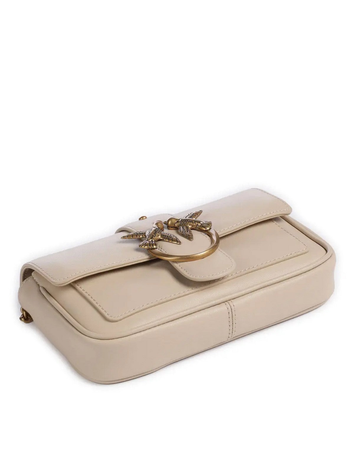 PINKO Borsa Donna Love One Pocket C Vitello Seta 100061-A0F1 C50Q Beige gioboutiqueweb