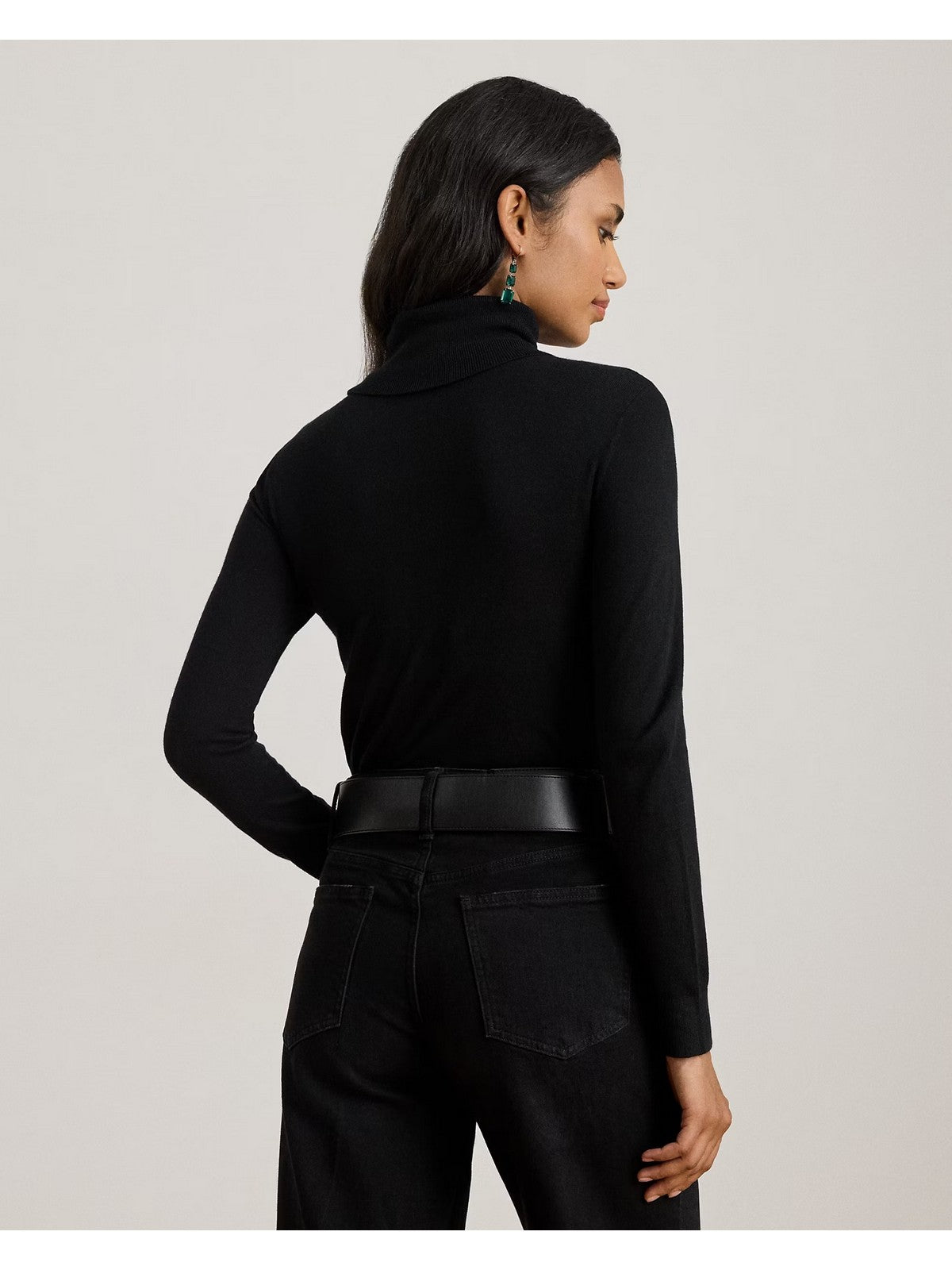 LAUREN RALPH LAUREN Maglione Donna ZOE-LONG SLEEVE-PULLOVER 200940470 004 BLACK