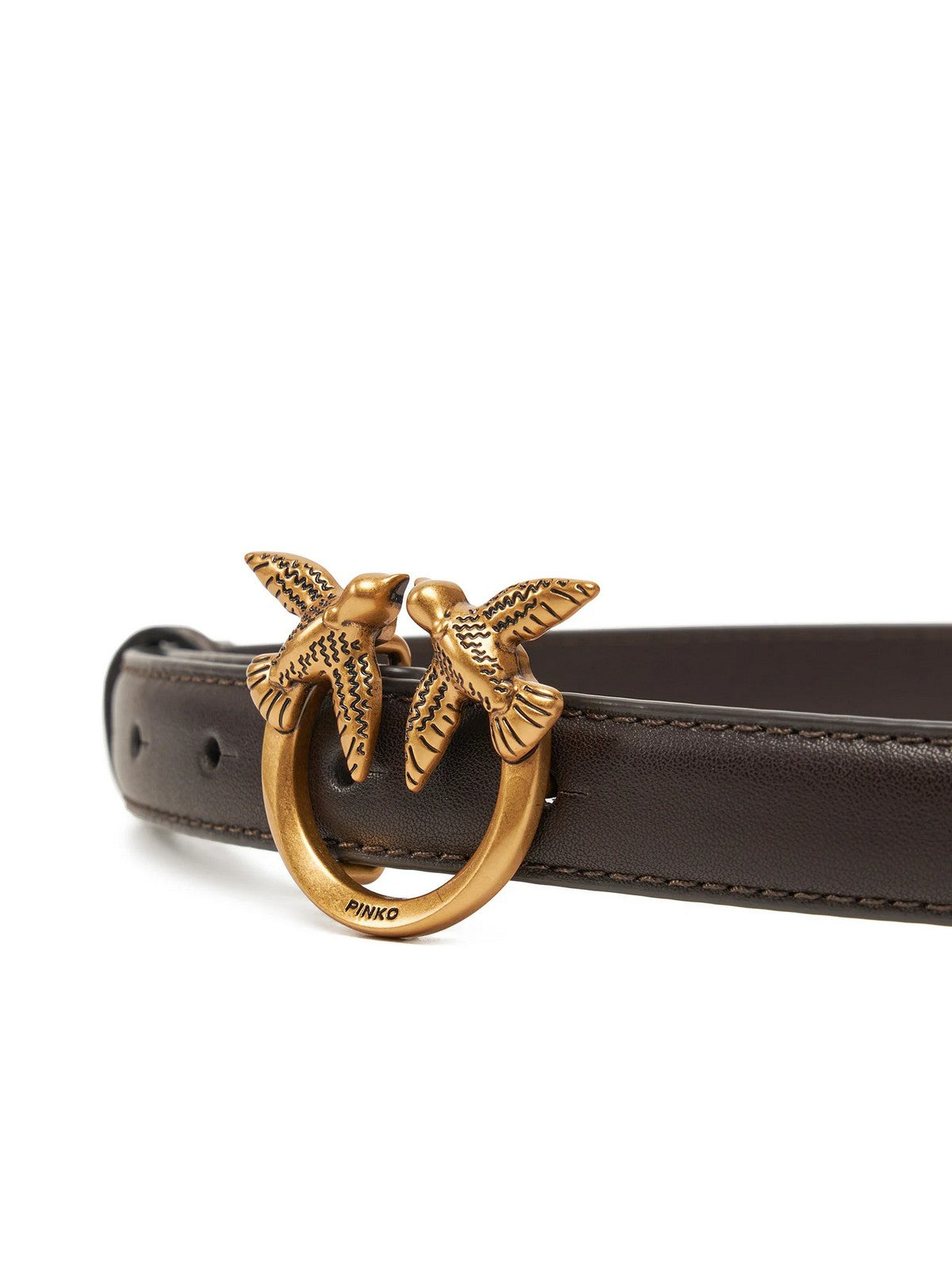 PINKO Cintura Donna LOVE BERRY H2 BELT.LOW 100143-A0F1 M32Q MORO-ANTIQUE GOLD