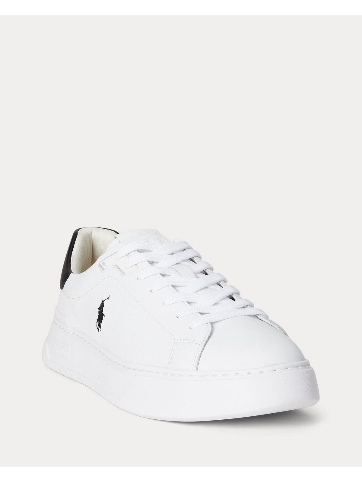 POLO RALPH LAUREN Sneaker Uomo RLITE COURT-SNEAKERS-LOW TOP LACE 809974097 002 WHITE/BLACK