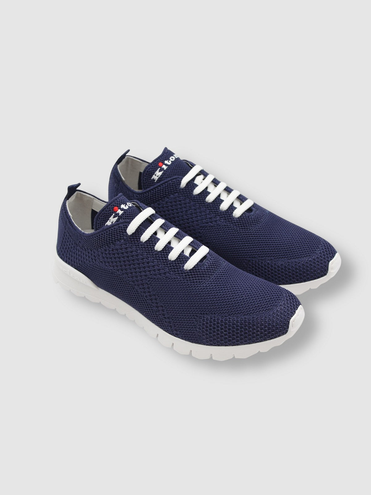 KITON Sneaker Uomo USSFITSN00809020E5 NAVY BLUE Blu gioboutiqueweb