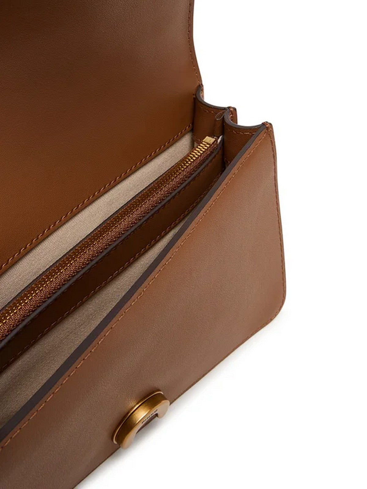 PINKO Borsa Donna LOVE ONE MINI ST. CL 105856-A0F1 L17Q MARRONE - LEONE-ANTIQUE GOLD