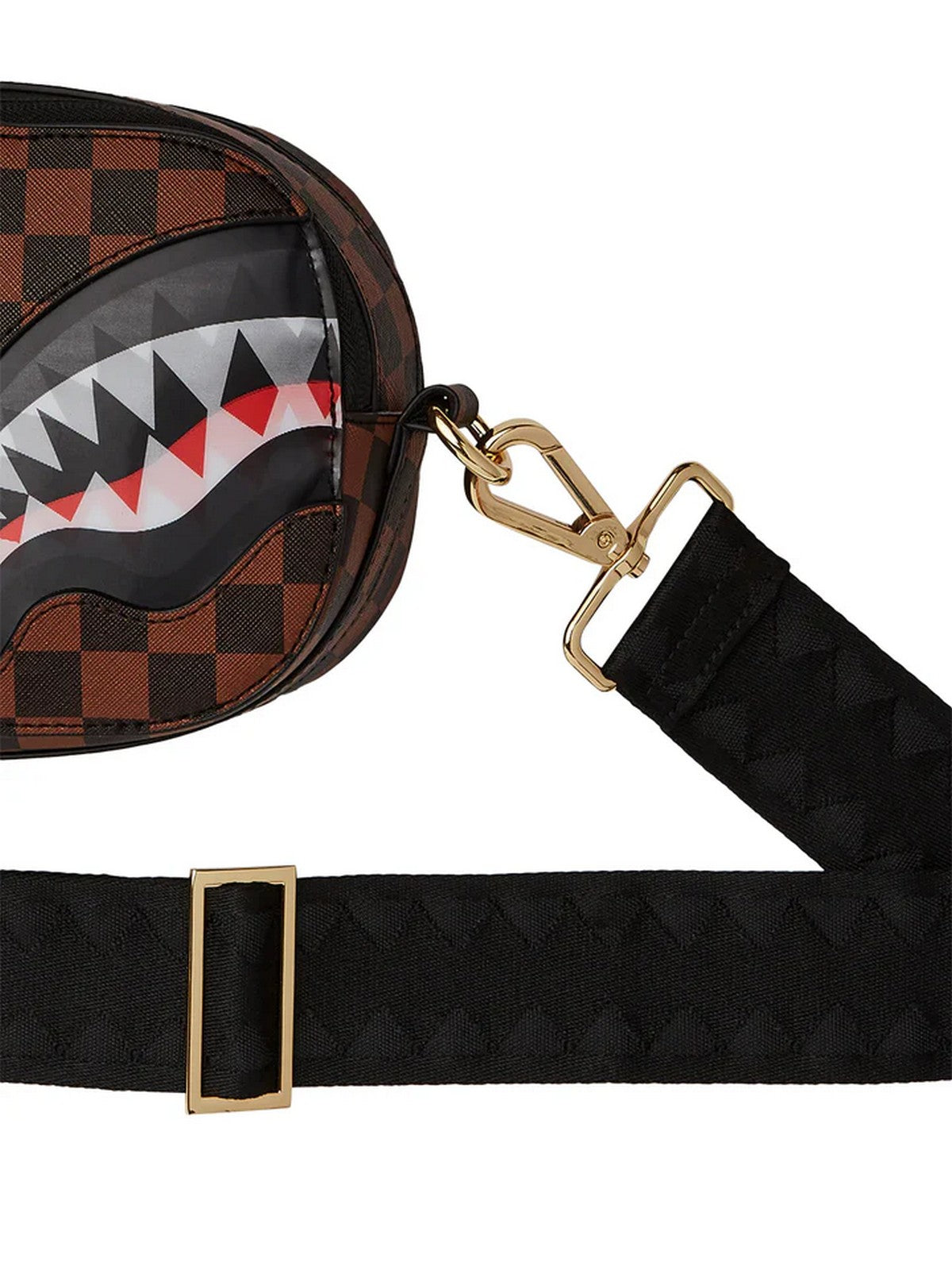 SPRAYGROUND Tracolla Uomo SIP LENTICULAR CHOMP BACKPACK SLING 910B6521NSZ Marrone gioboutiqueweb