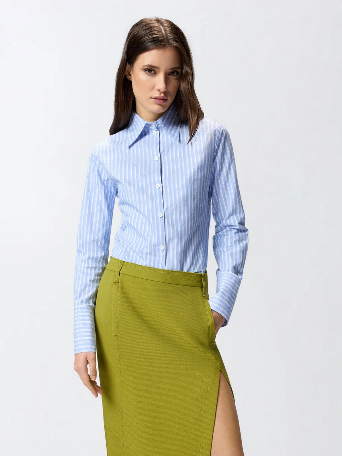 PINKO Camicia Donna CATHLEEN CAMICIA 106481-A36J EZB AZZURRO/BIANCO