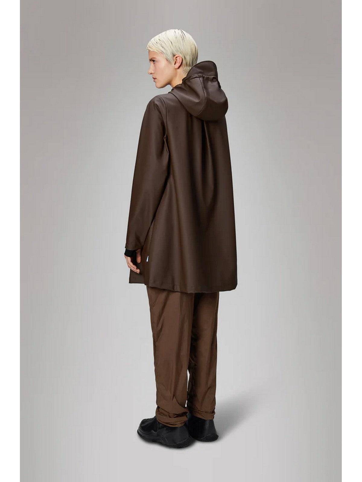 RAINS Giubbino Donna A-line W Jacket W3 18050 FRM Marrone gioboutiqueweb
