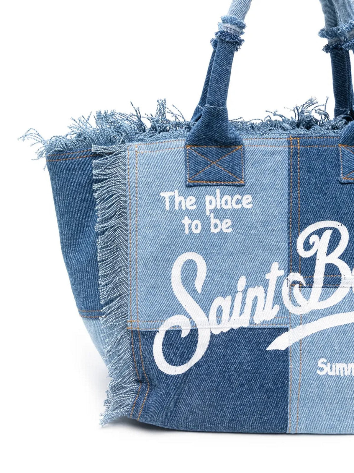 MC2 SAINT BARTH Borsa Donna VANITY 04132H DENIM PATCHWORK gioboutiqueweb