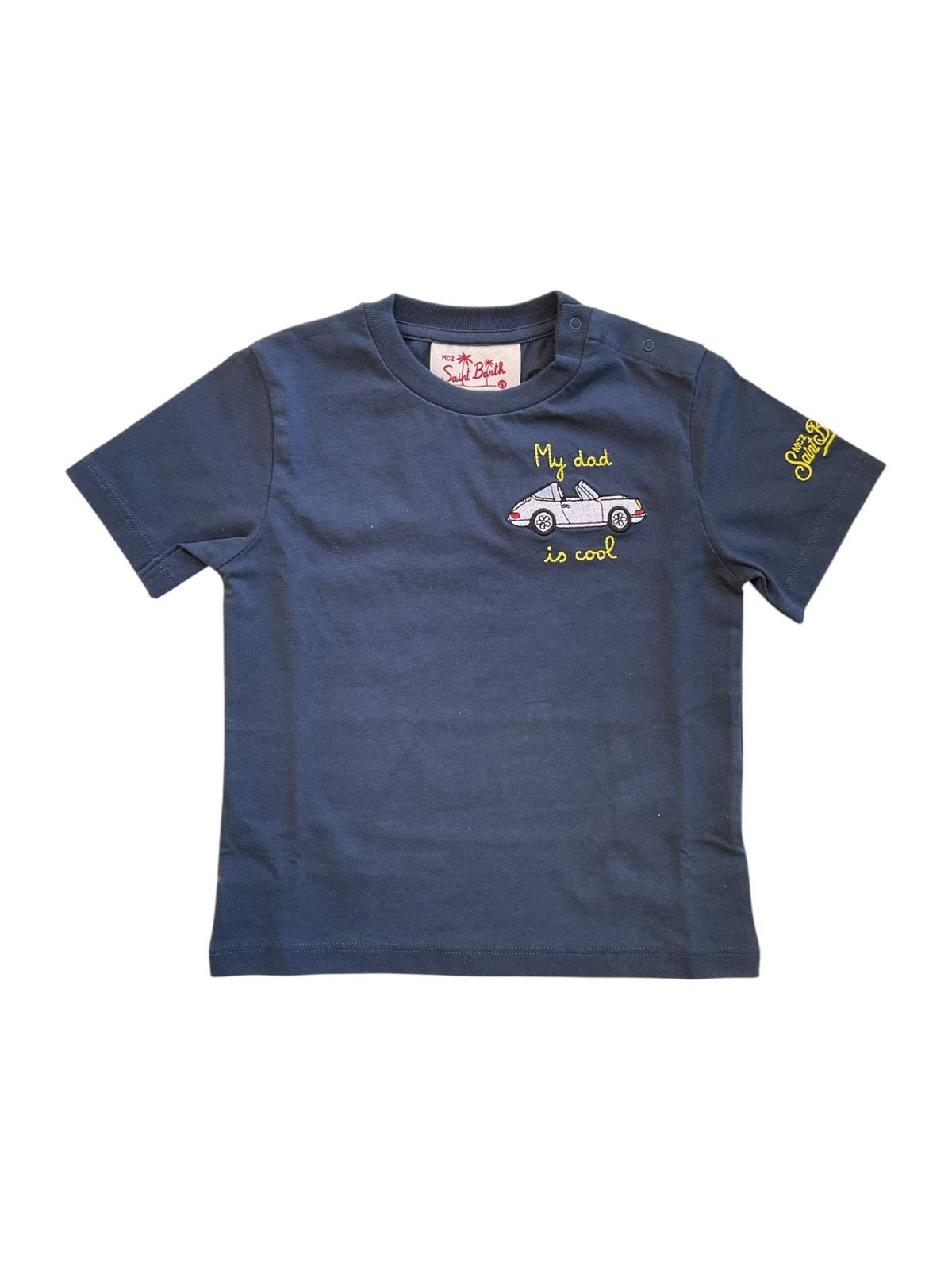 MC2 SAINT BARTH T-shirt Bambini e ragazzi PORTOFINO JR 02627L PORSCHE DAD COOL 61 EMB