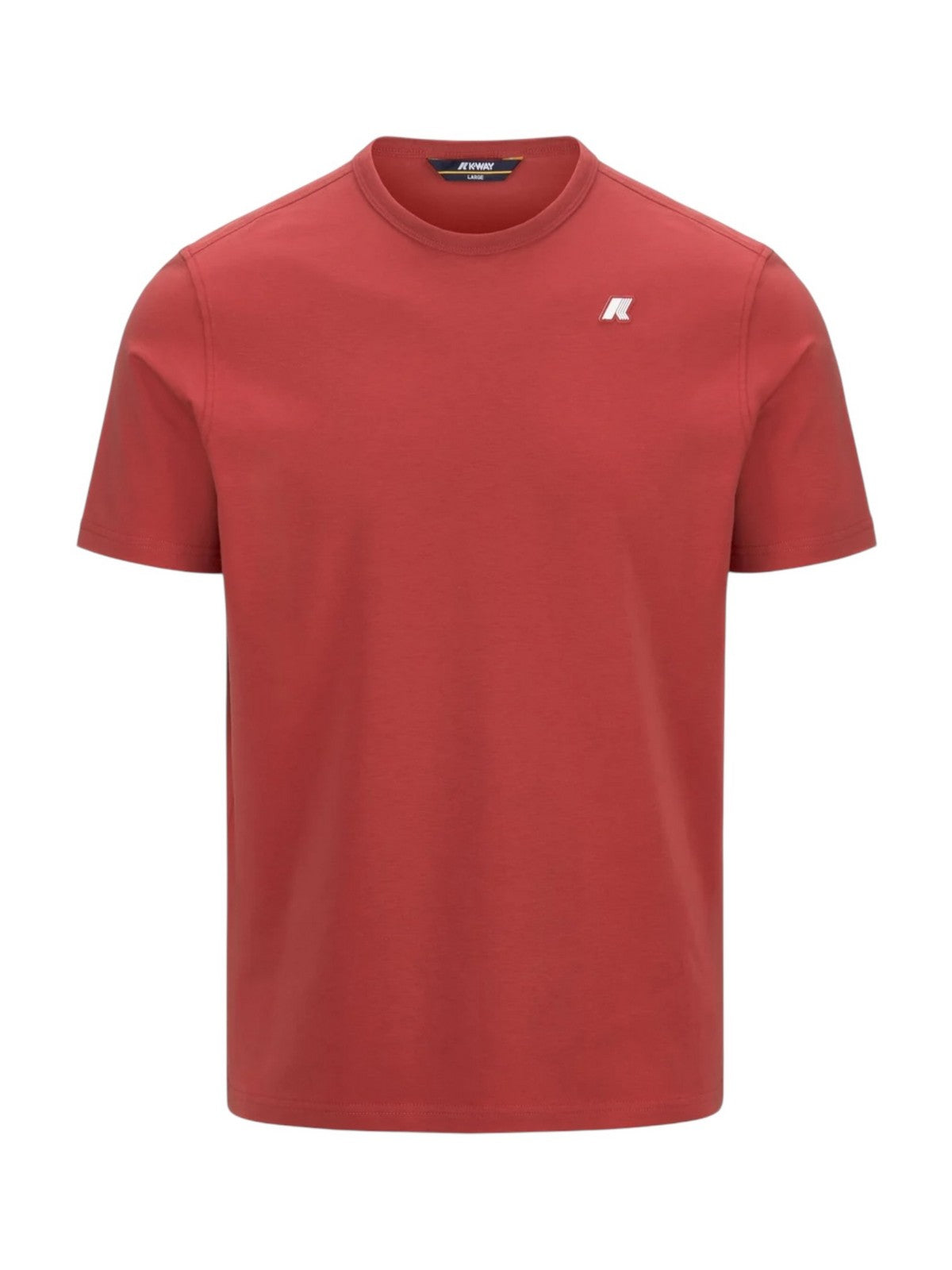 K-WAY T-shirt Uomo ADAME LIGHT STRETCH JERSEY K71349W 703 Rosso gioboutiqueweb