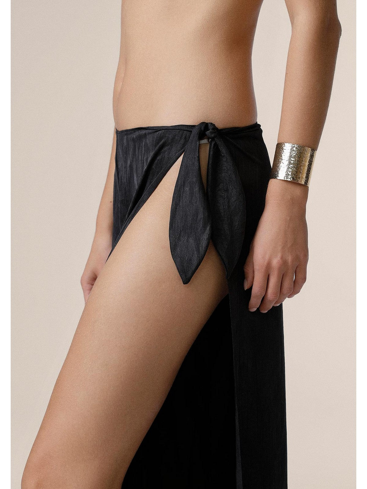 ME FUI Pareo Donna MF25-0328BK BLACK gioboutiqueweb