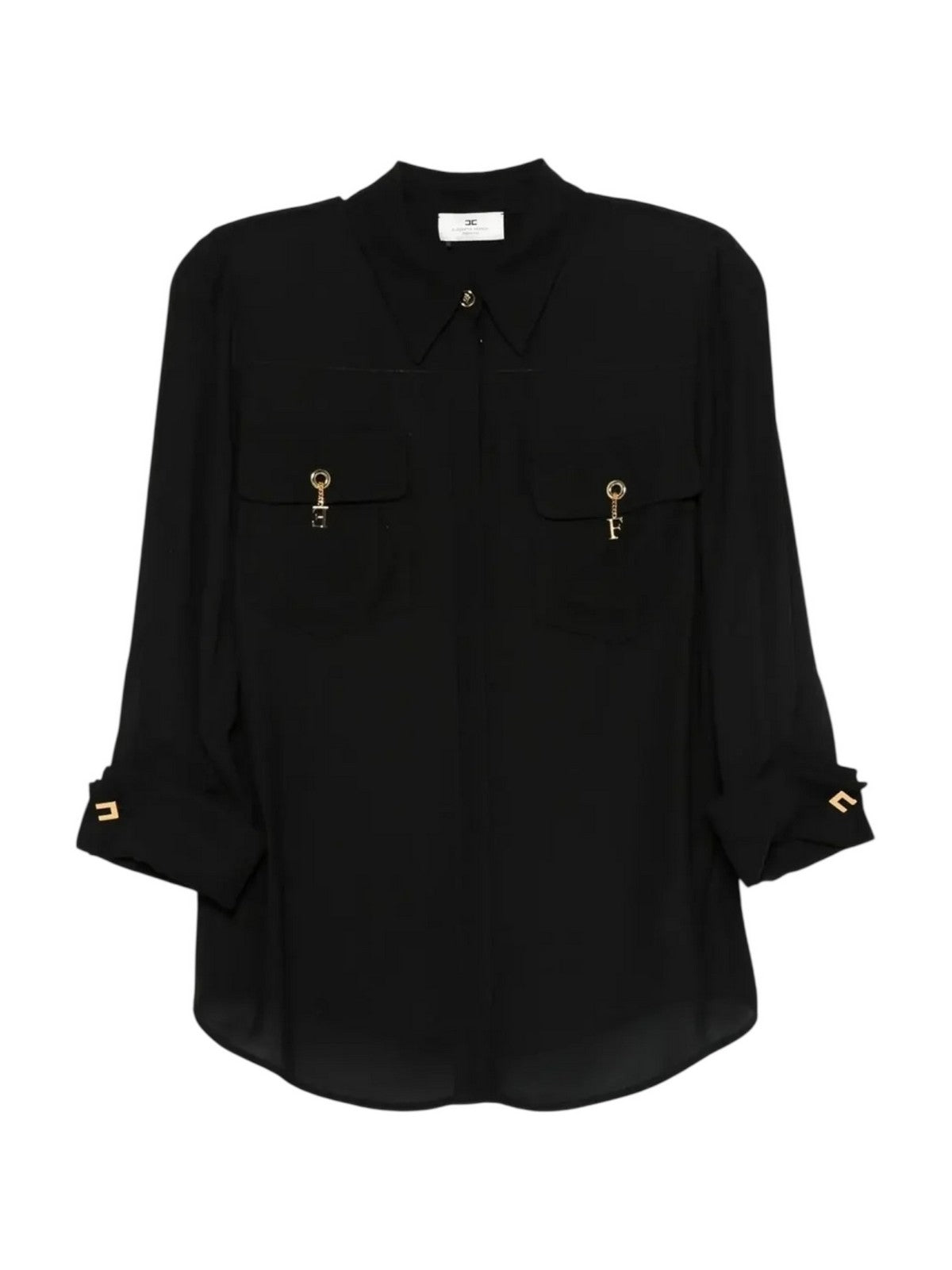 ELISABETTA FRANCHI Camicia Donna CA12256E2 110 Nero