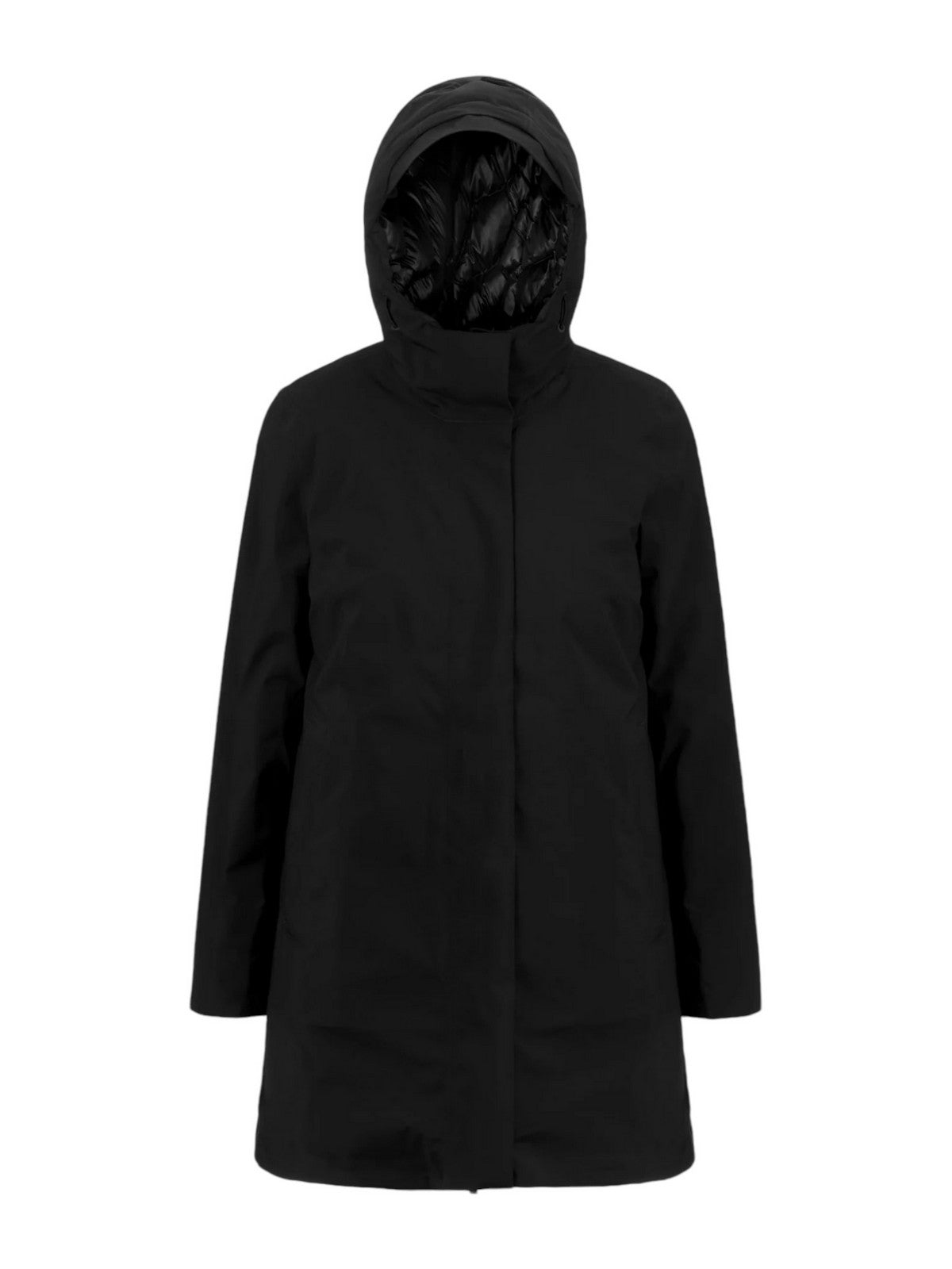 K-WAY Giubbino Donna Mathiel bonded padded K5136DW AT0 BLACK PURE gioboutiqueweb