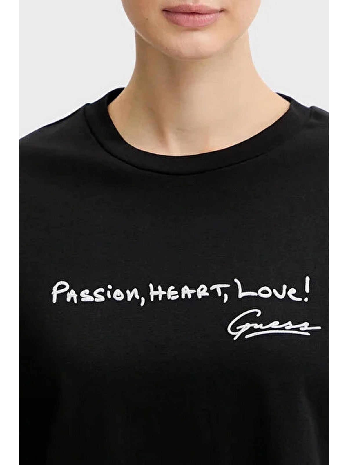 GUESS SPORT T-shirt Donna SOPHIE CN SS T-SHIRT V6RI09 I3Z14 JBLK Jet Black A996