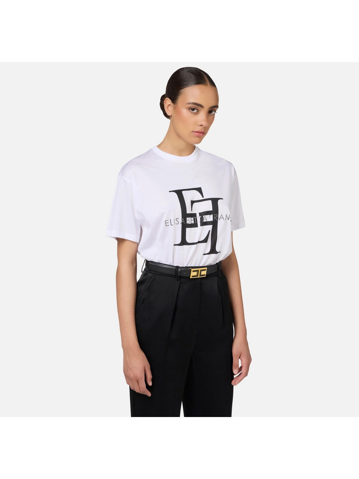 ELISABETTA FRANCHI Cintura Donna CT02S46E2 110 Nero gioboutiqueweb