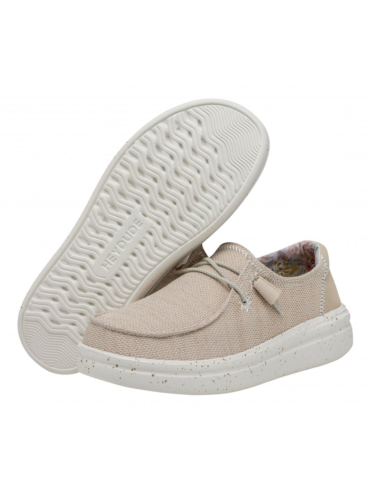 HEY DUDE Mocassino Donna Wendy Rise Stretch W HD.40076 1KV Beige gioboutiqueweb