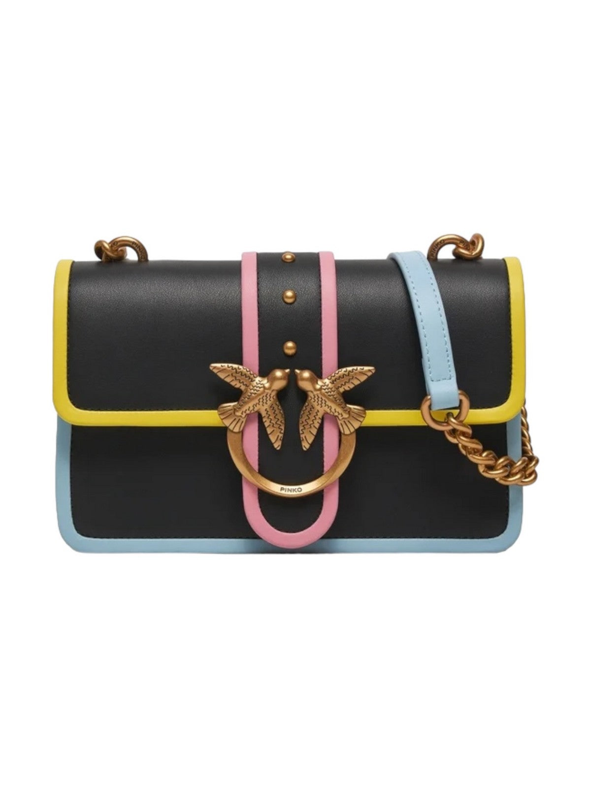 PINKO Borsa Donna Love one mini 100059-A1K1 Z99Q Nero gioboutiqueweb