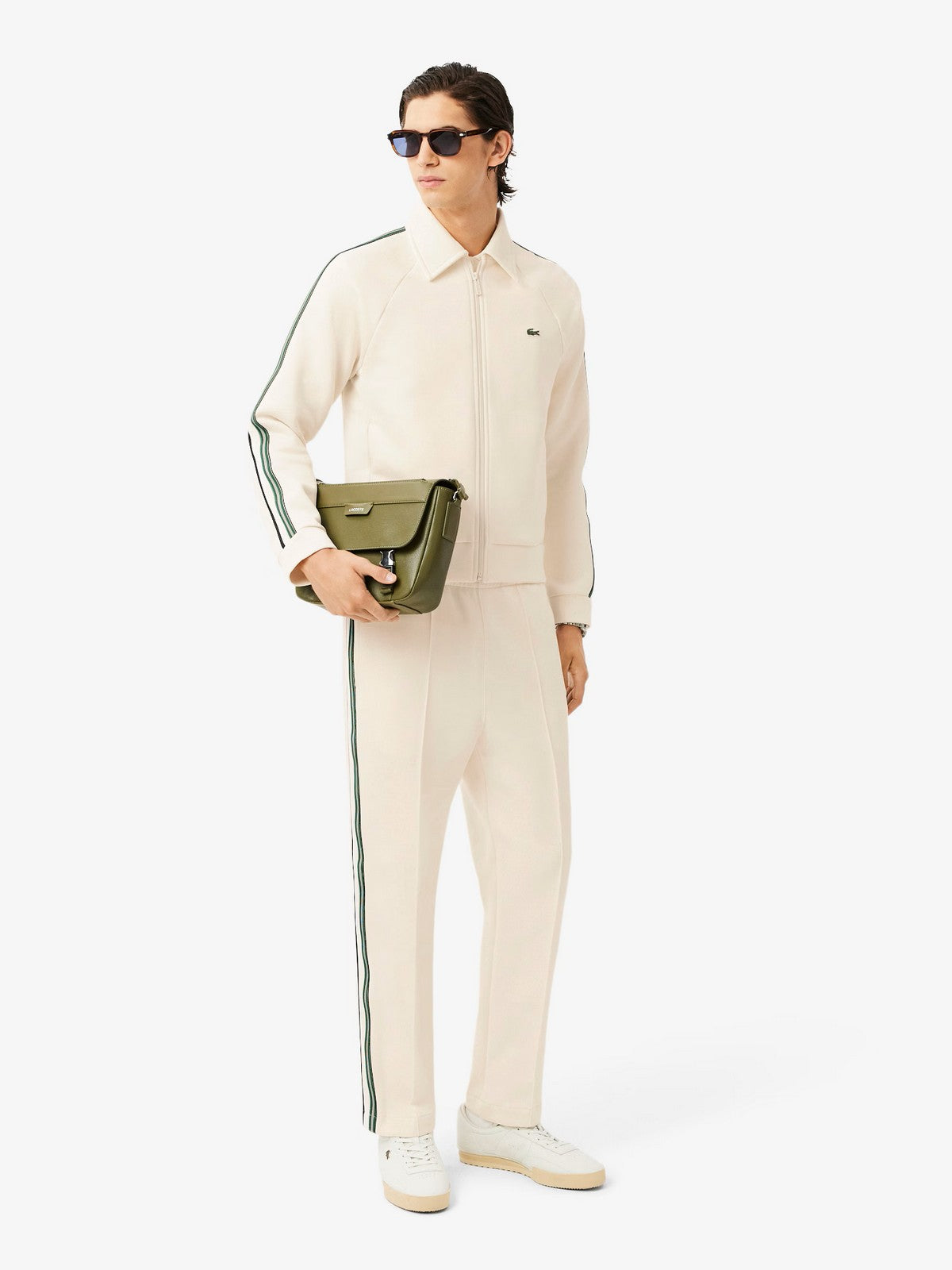 LACOSTE Felpa Uomo SH5927 XFJ Beige