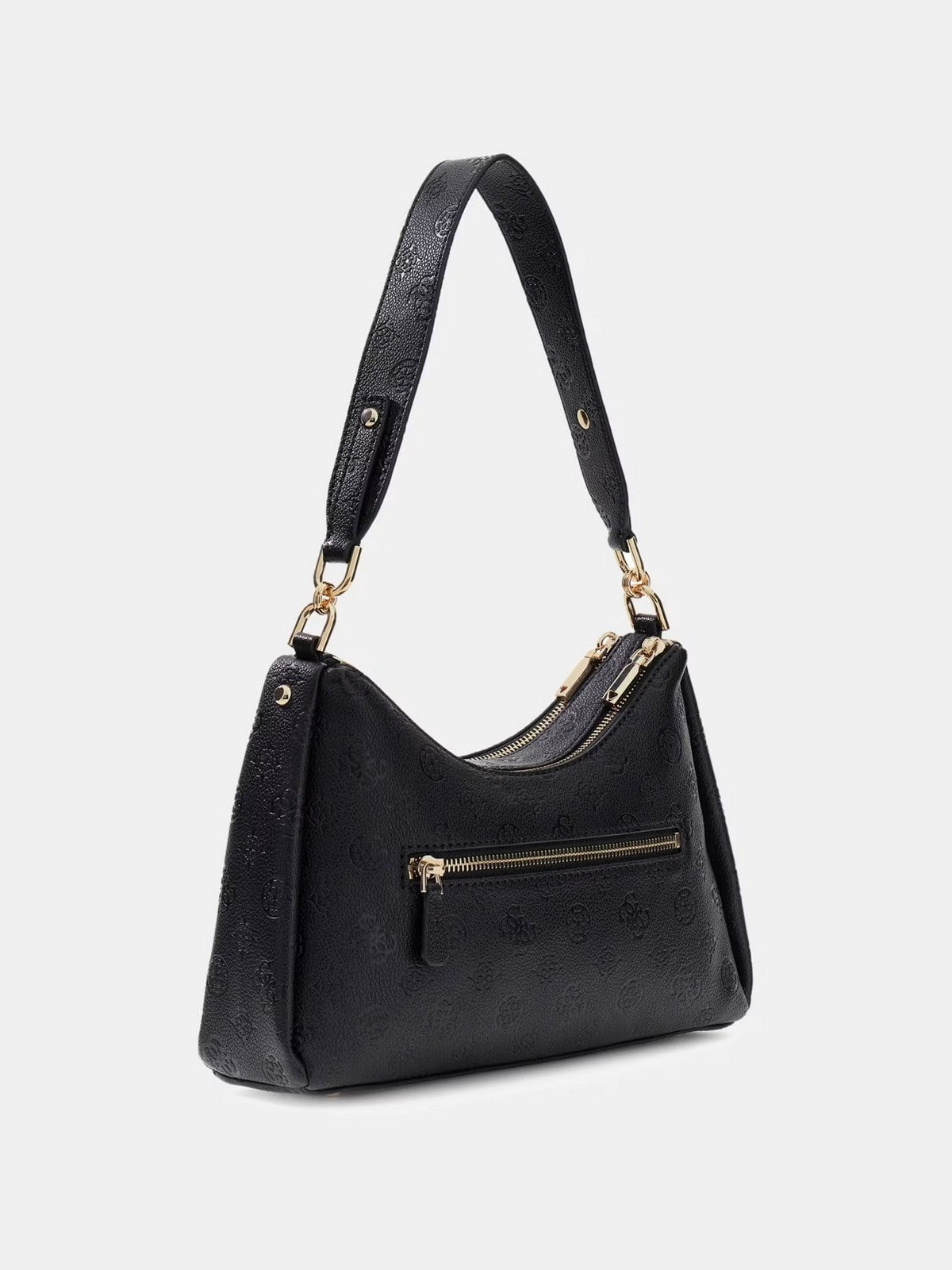 GUESS Borsa Donna ANISE DOUBLE ZIP SHOULDER BAG HWPD99 16180 BLO BLACK LOGO