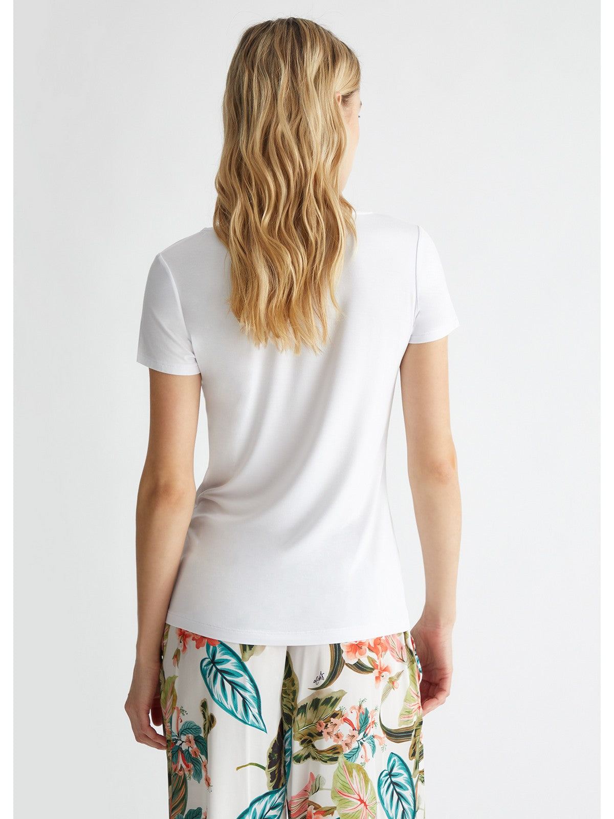 LIU JO BEACHWEAR T-Shirt e Polo Donna VA4154JS360 N9240 Bianco gioboutiqueweb
