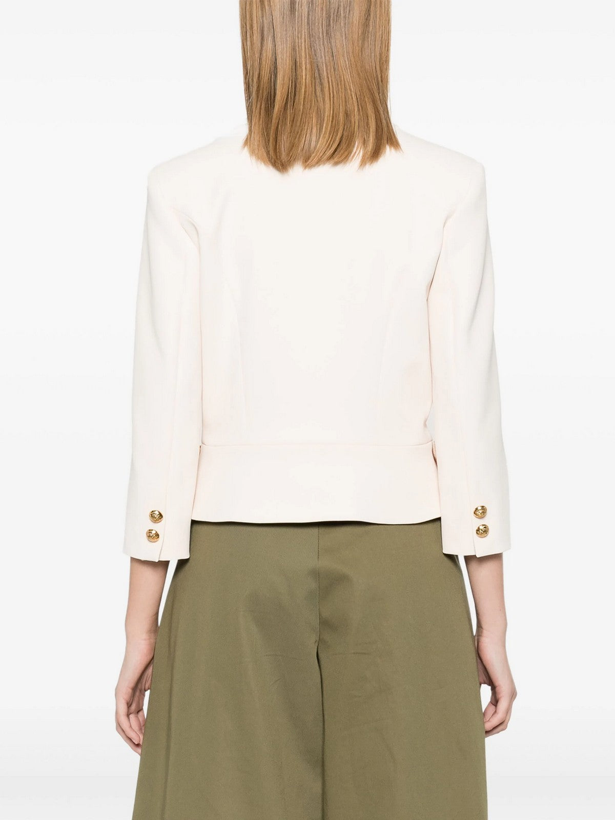 ELISABETTA FRANCHI Giacca Donna GIT8546E2 193 Bianco gioboutiqueweb